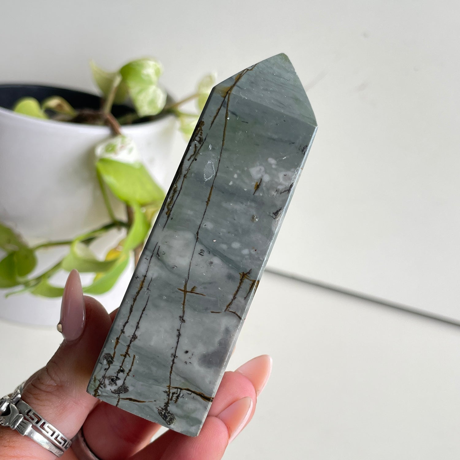 Scenic Jasper Obelisk 9.6cm