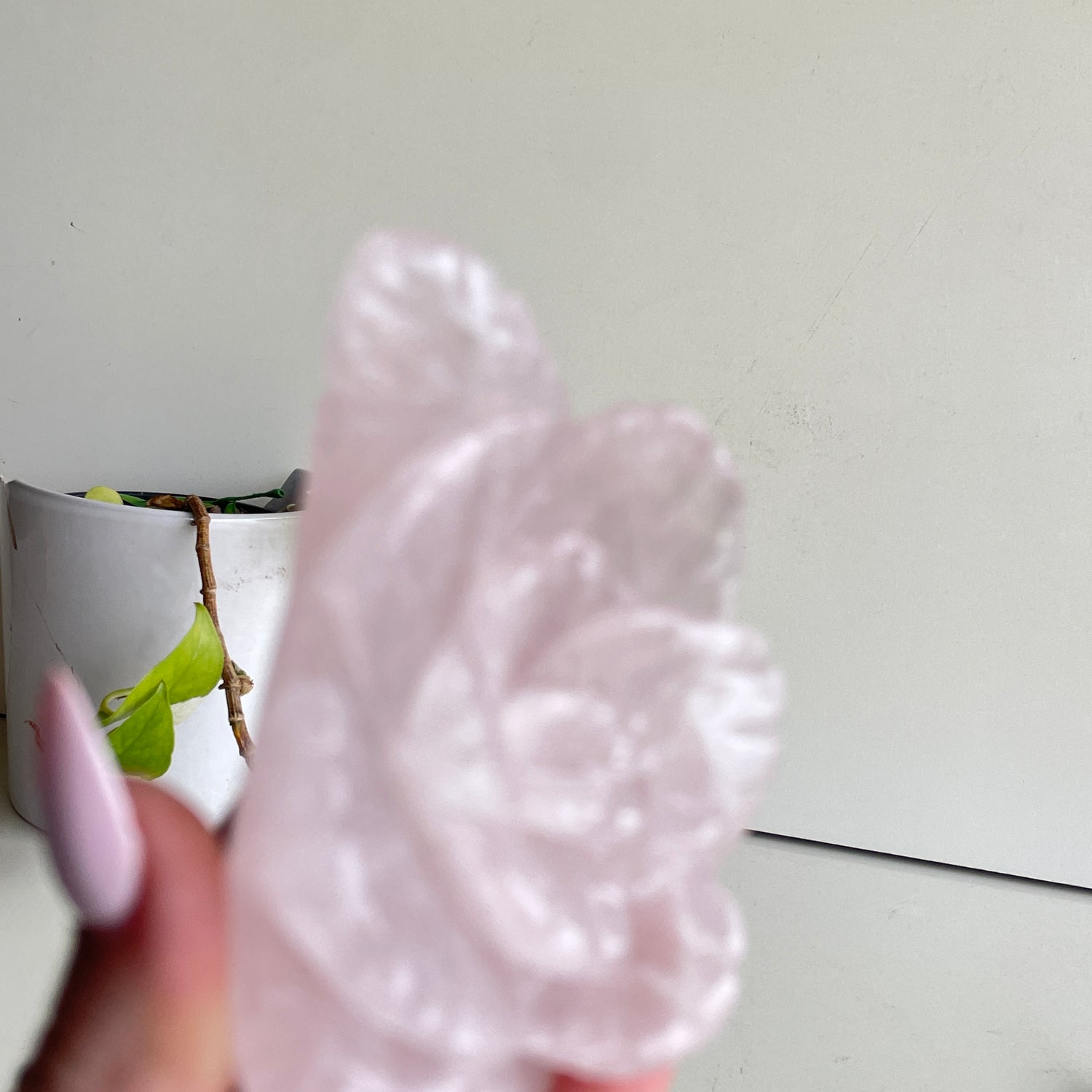 Rose Quartz Flower 9.9cm