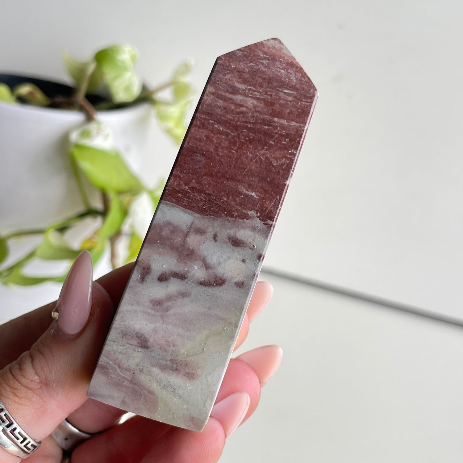 Scenic Jasper Obelisk 8.8cm