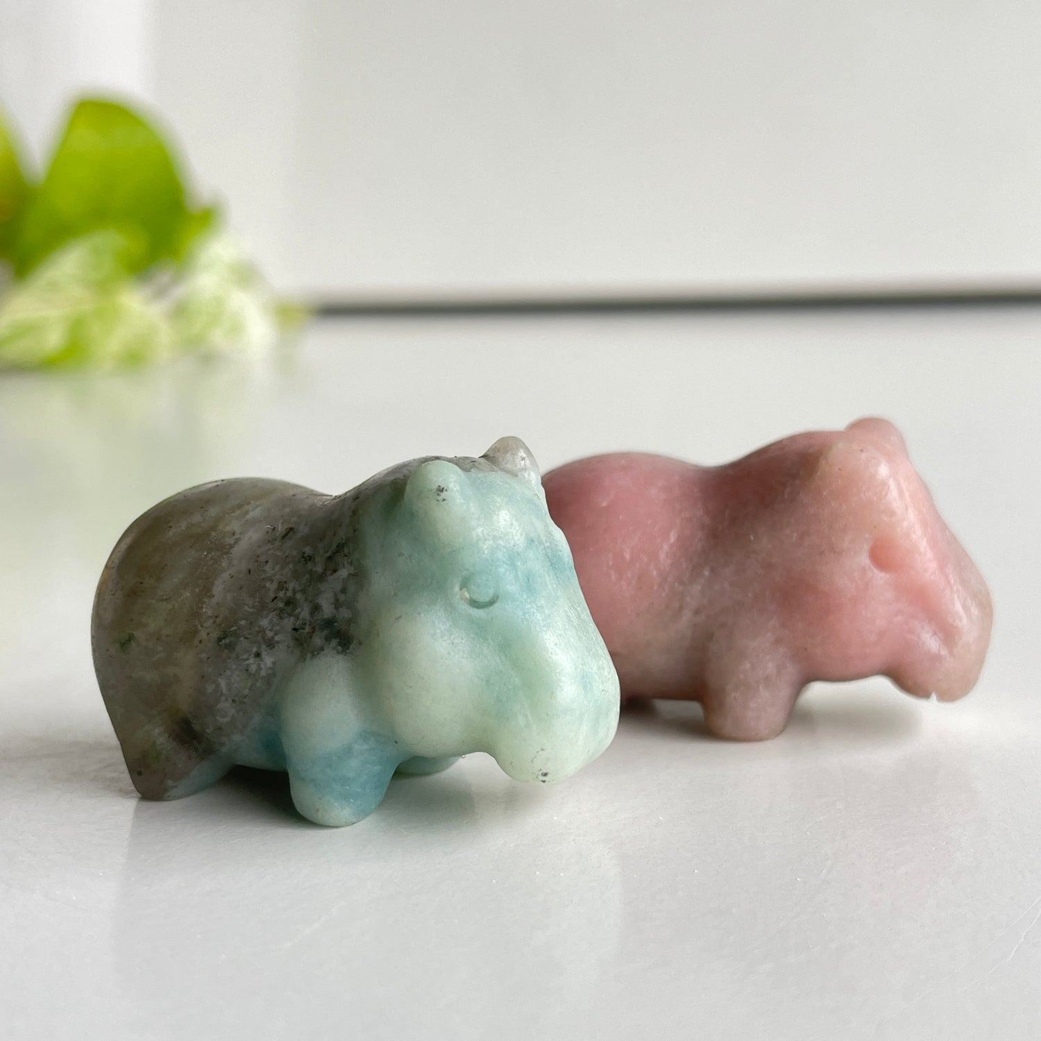 Crystal Hippo Small