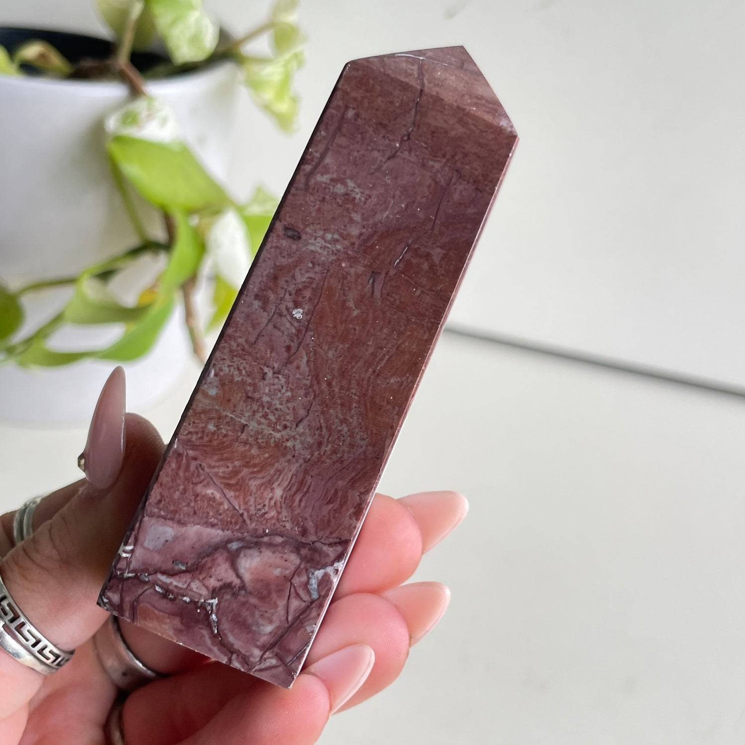 Scenic Jasper Obelisk 9.8cm