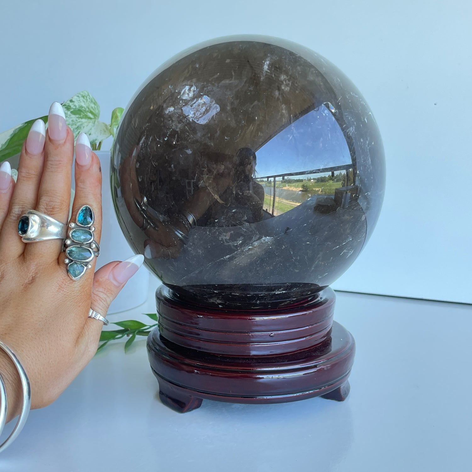 Smoky Quartz Sphere 16.8cm