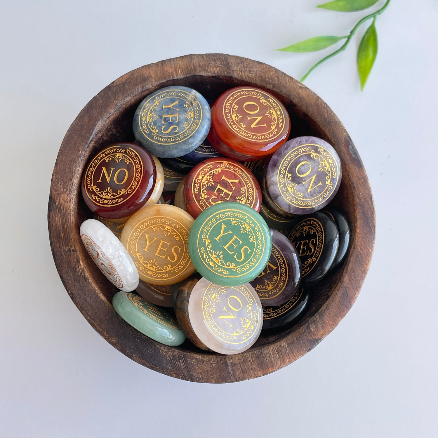 Crystal Yes/No Coin Assorted