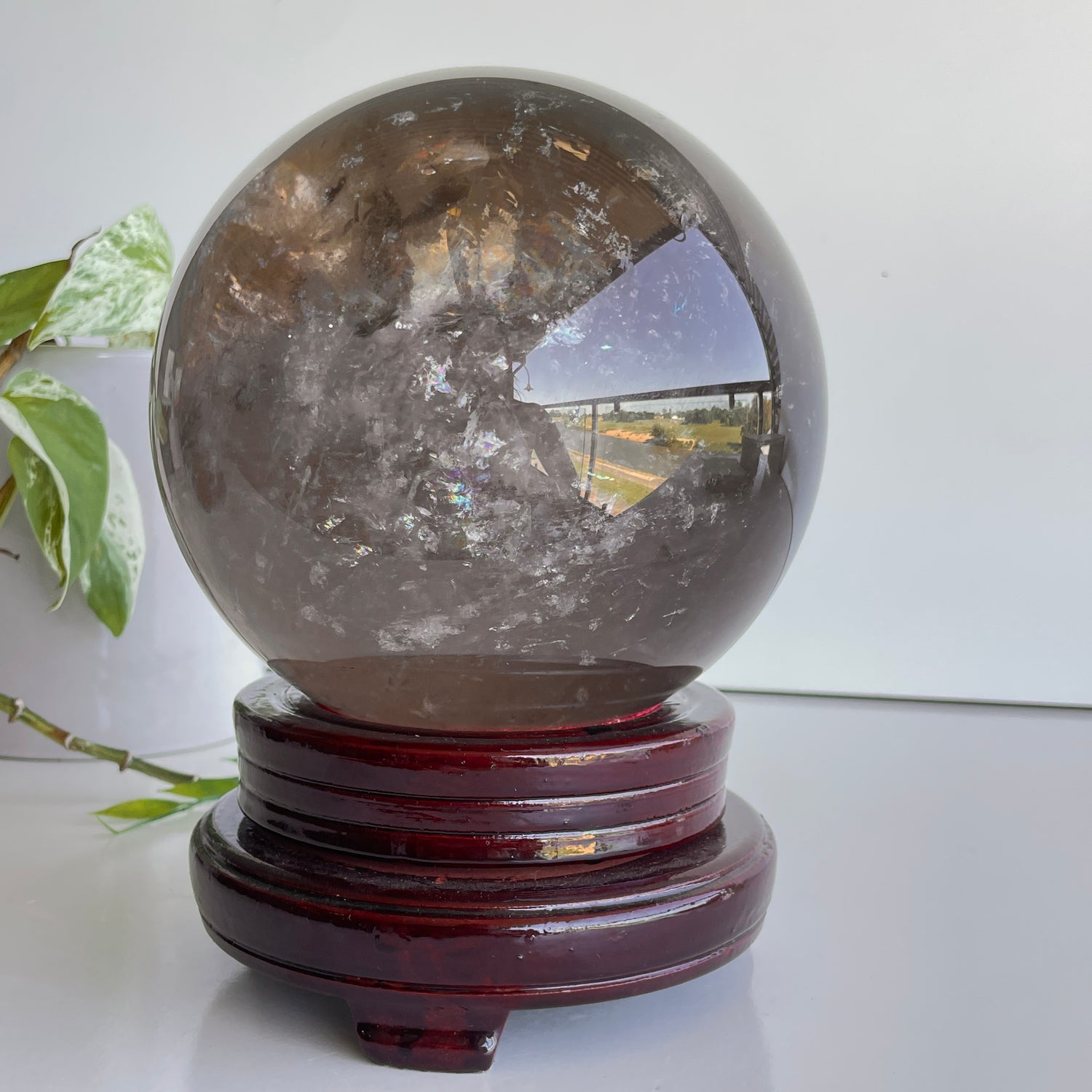 Smoky Quartz Sphere 15cm