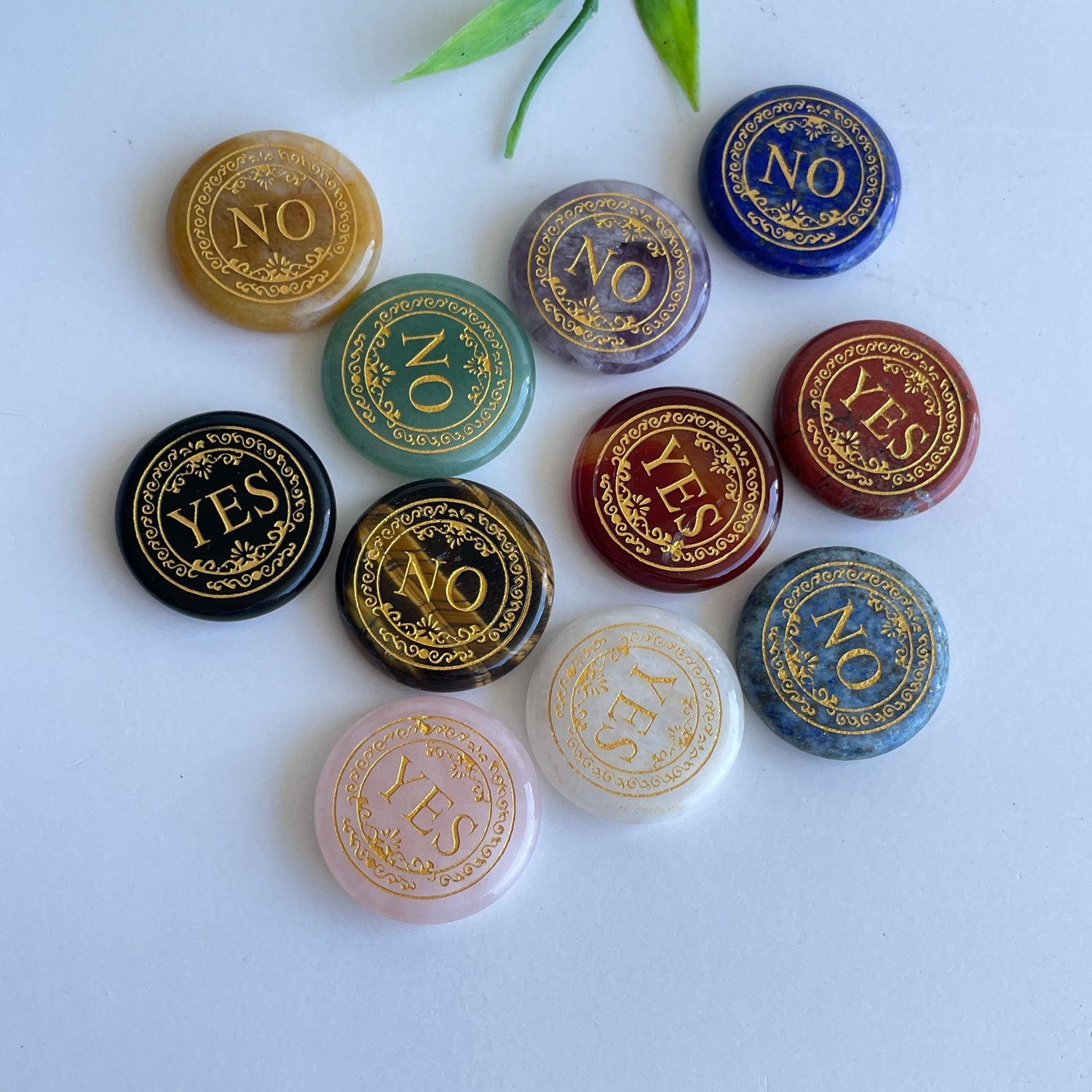 Crystal Yes/No Coin Assorted