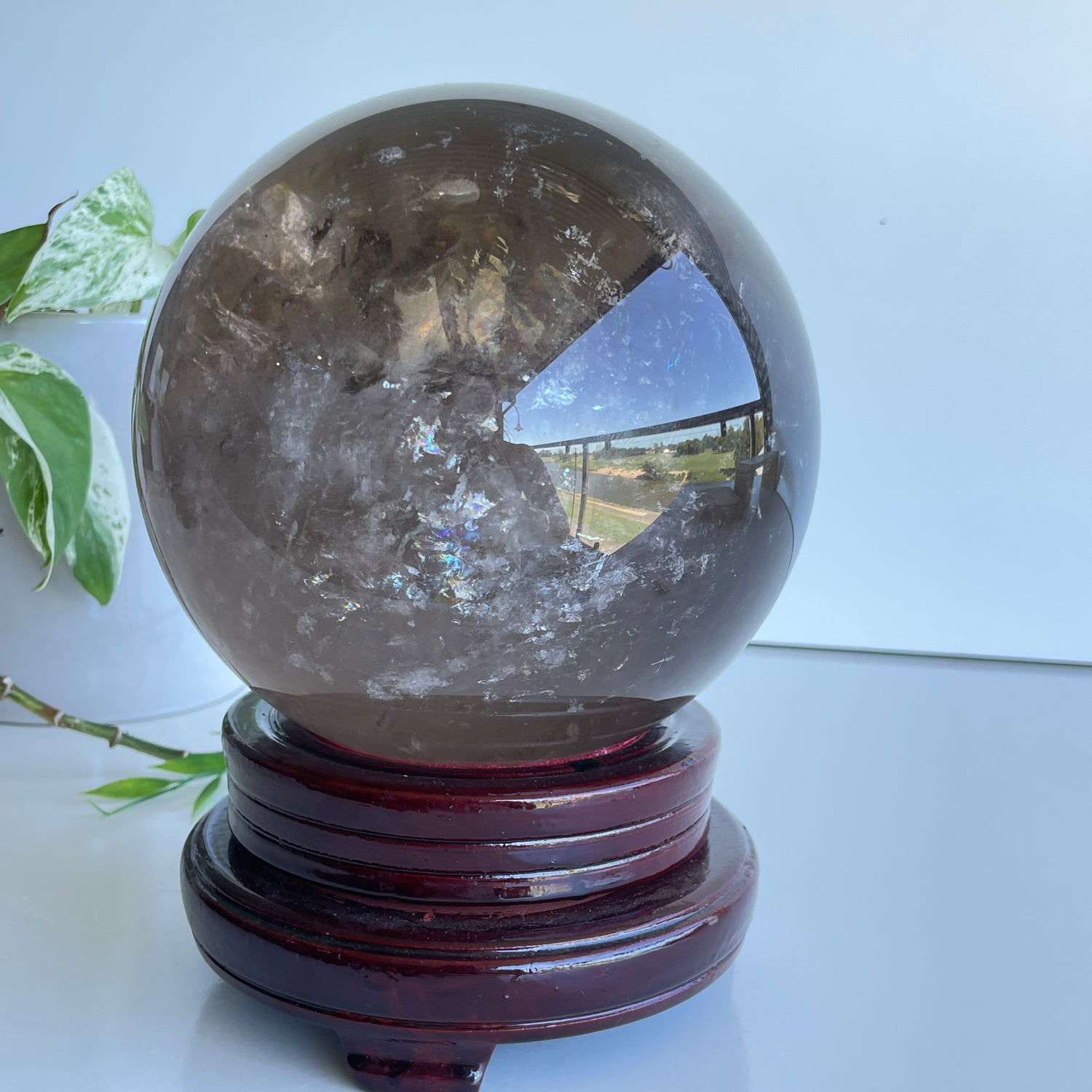Smoky Quartz Sphere 15cm