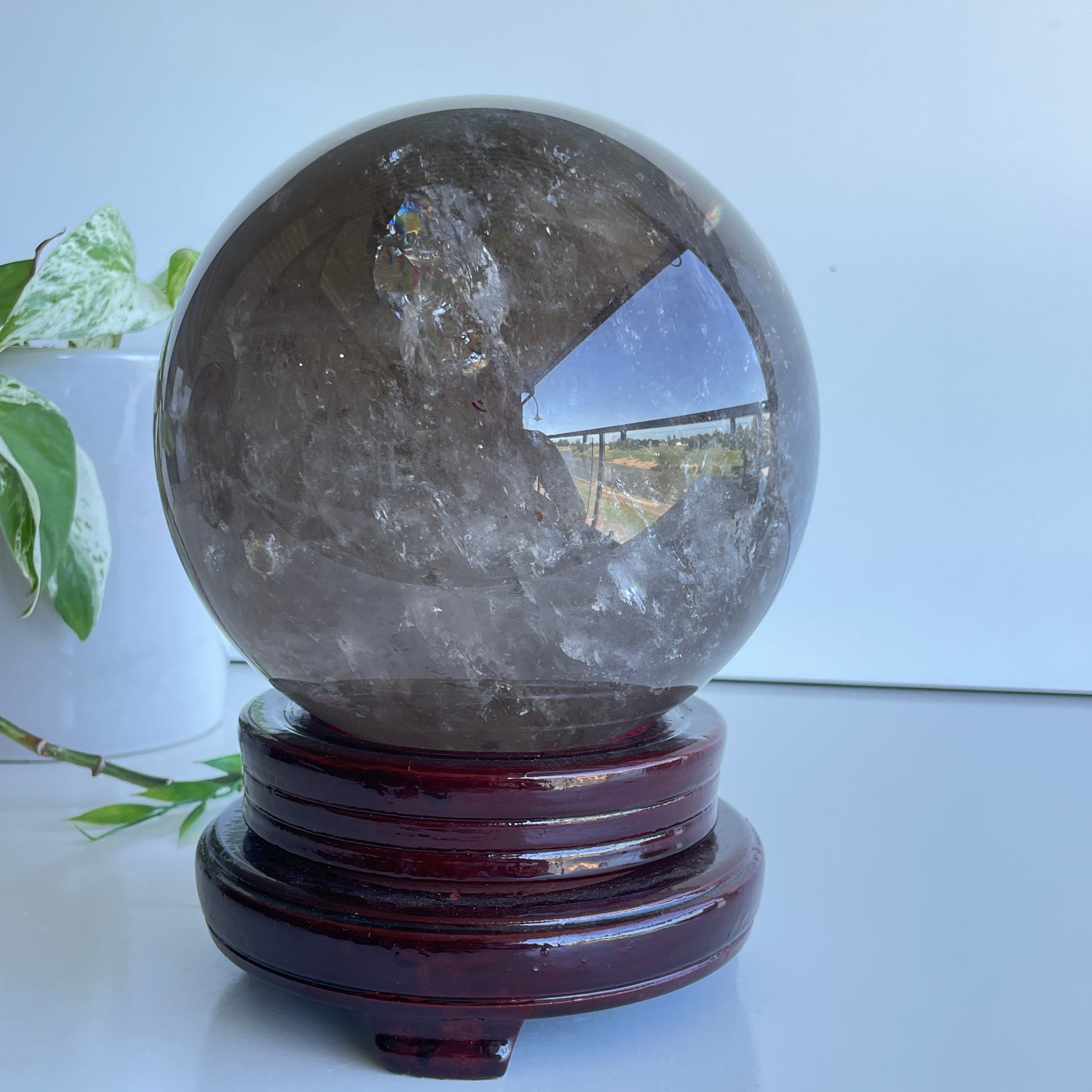 Smoky Quartz Sphere 15cm