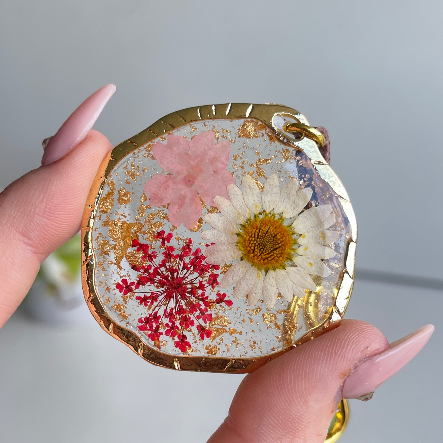 Pressed Flower Keychain MAS000172