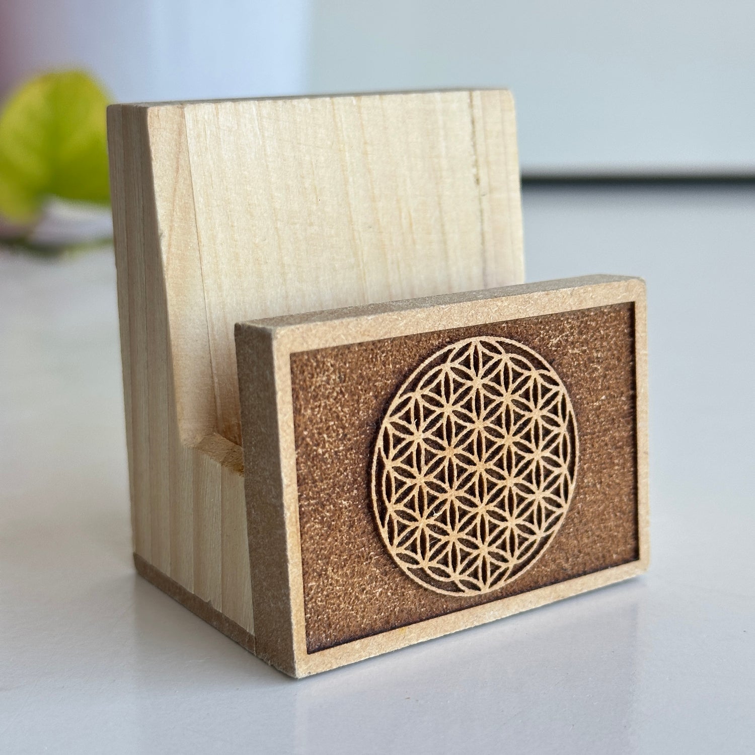 Crystal Or Card Stand With Flower Of Life 30152029