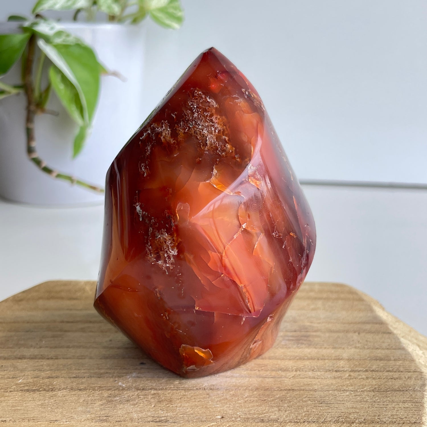 Carnelian Flame 10cm