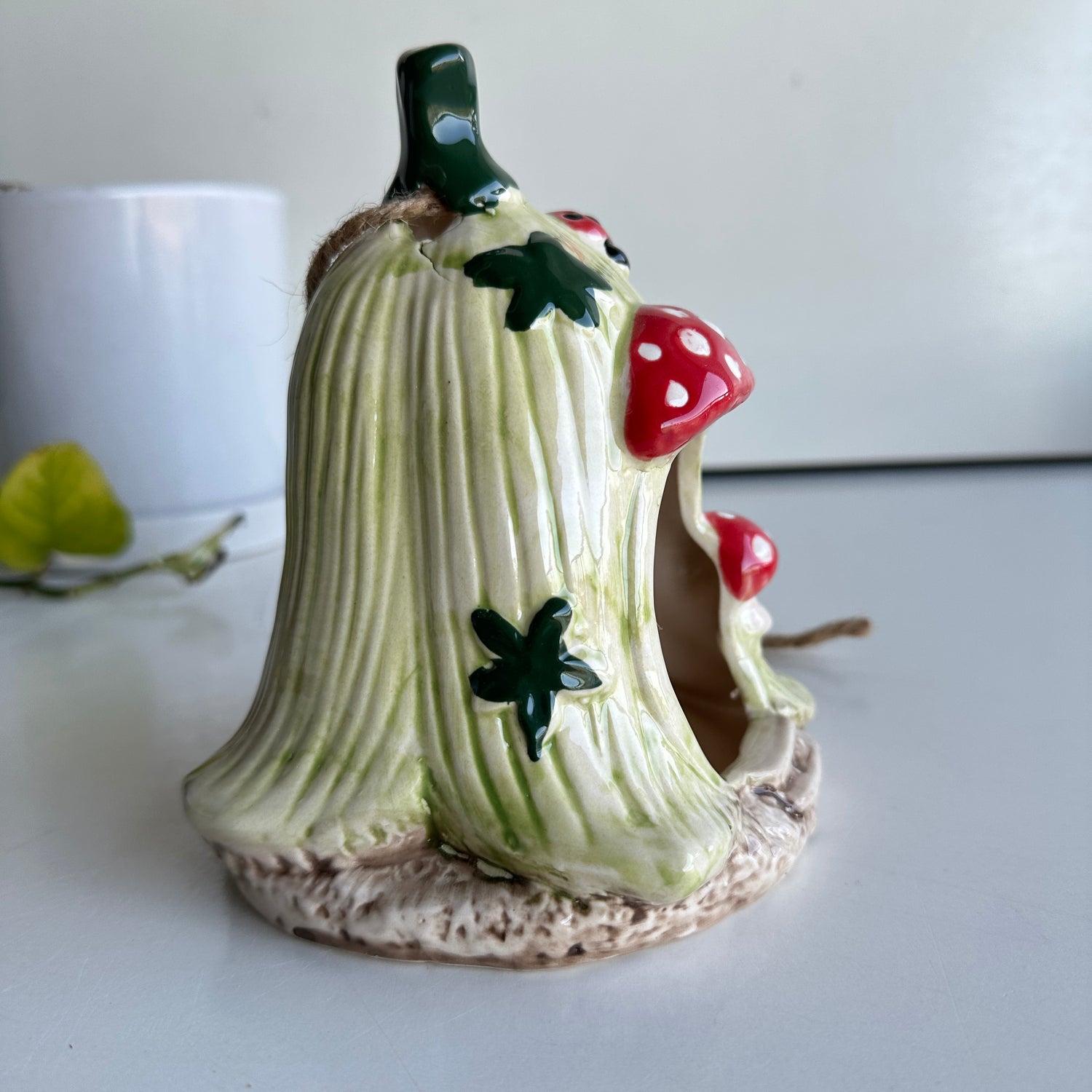Flower Ladybug Bird House PLD178