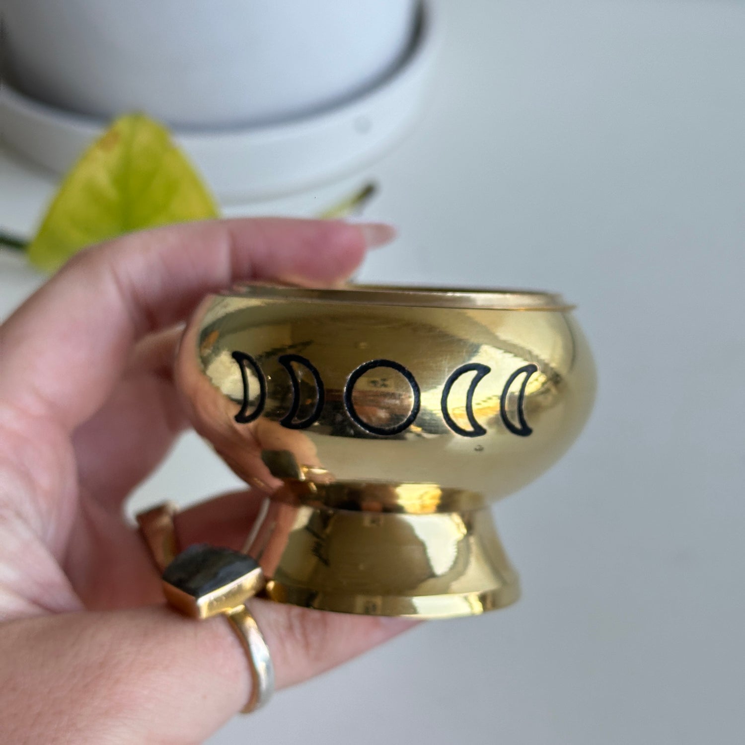 Brass Moon Phase Charcoal Burner SHB310