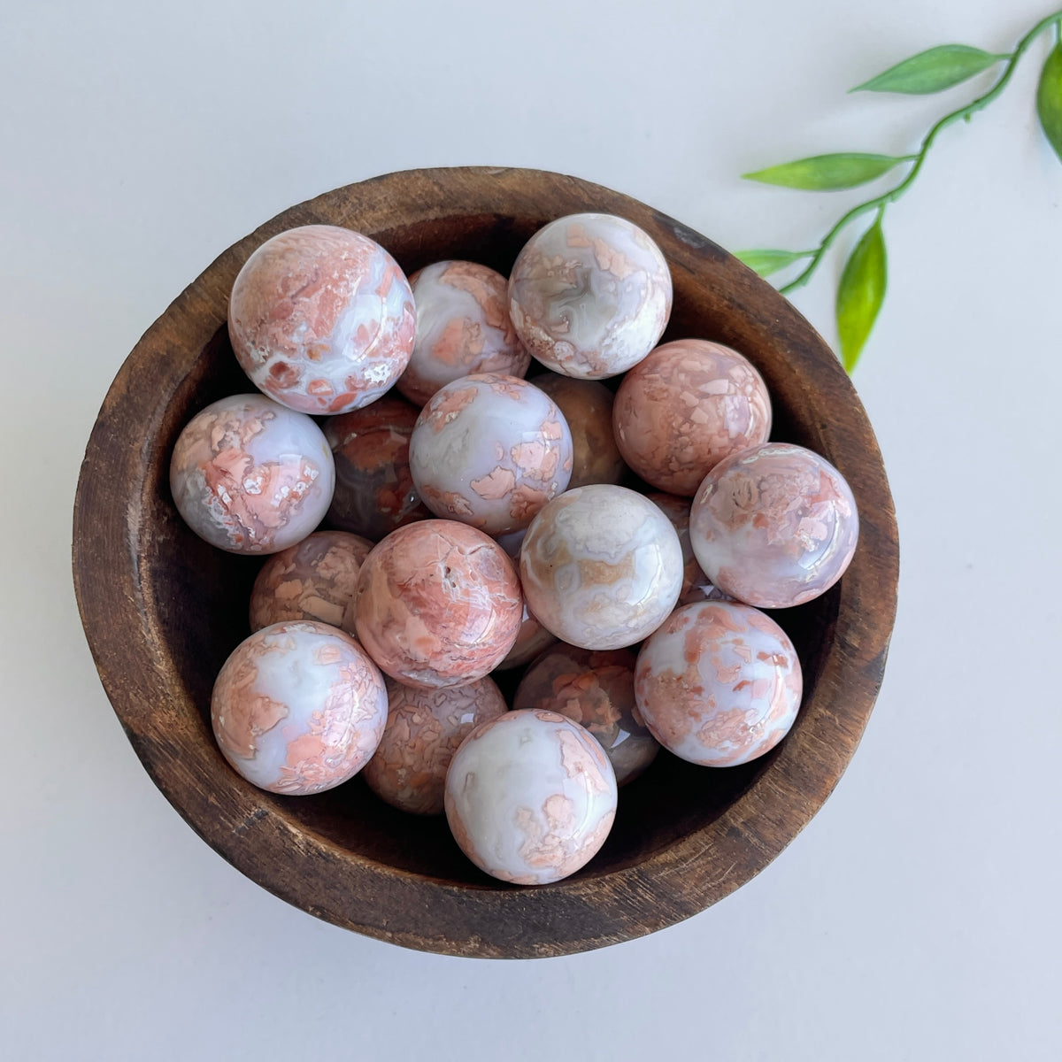 Pink Agate Sphere Sml