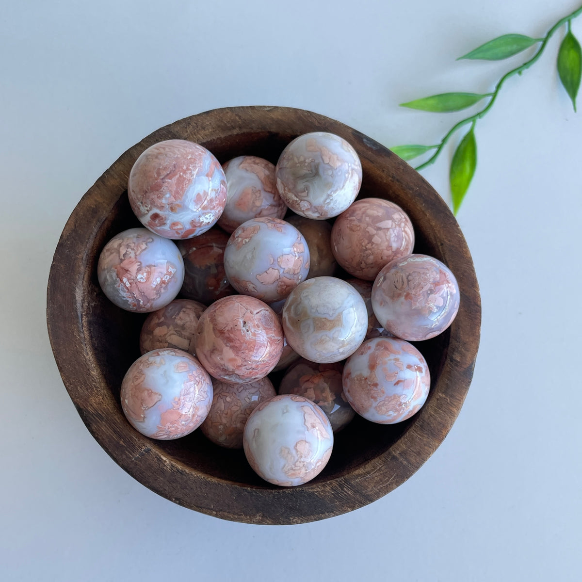 Pink Agate Sphere Sml