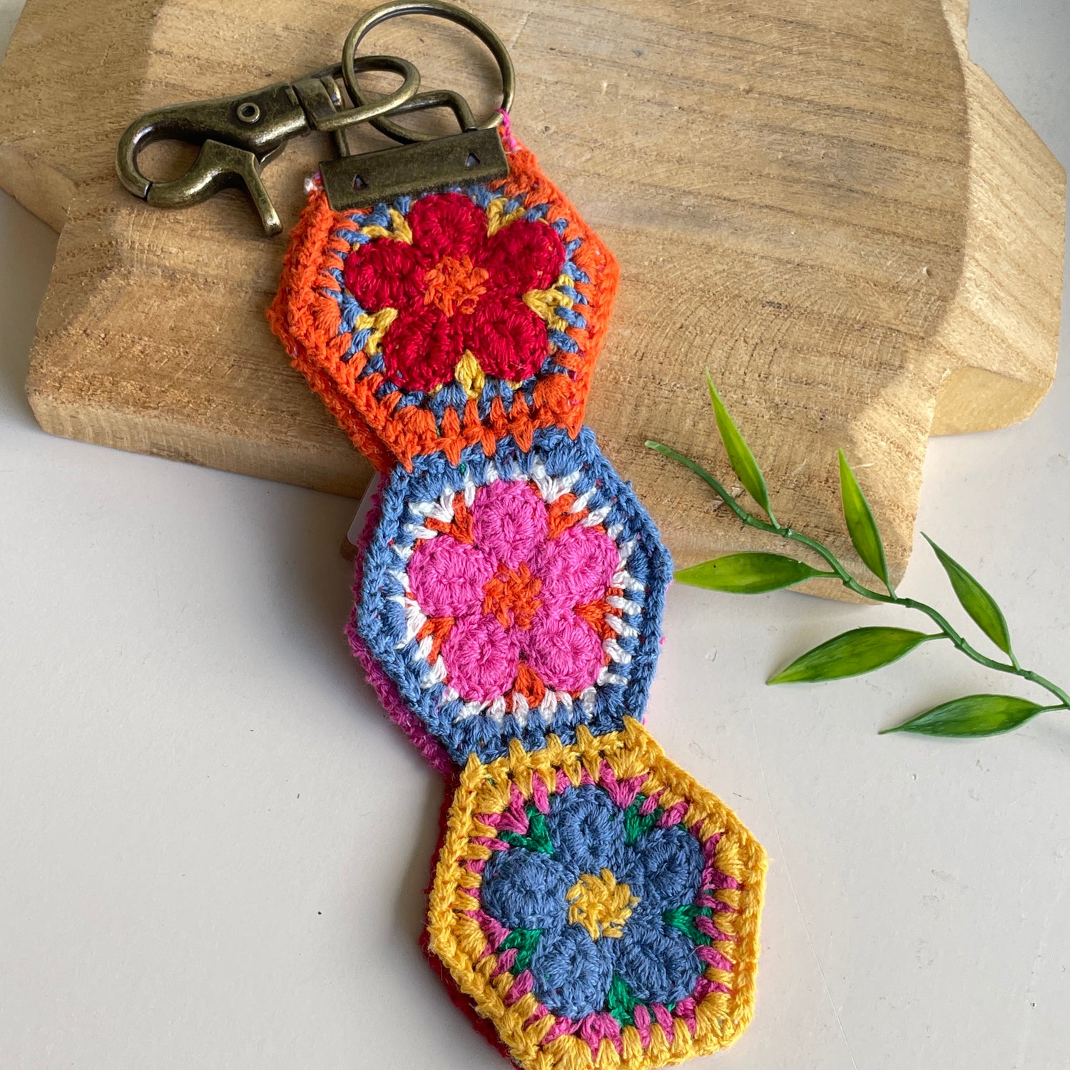 Crochet Colourful Key Fob MAS000157