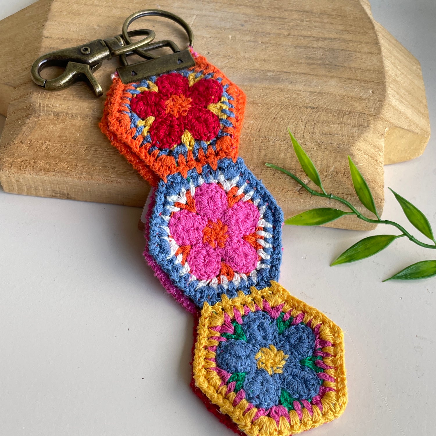 Crochet Colourful Key Fob MAS000157