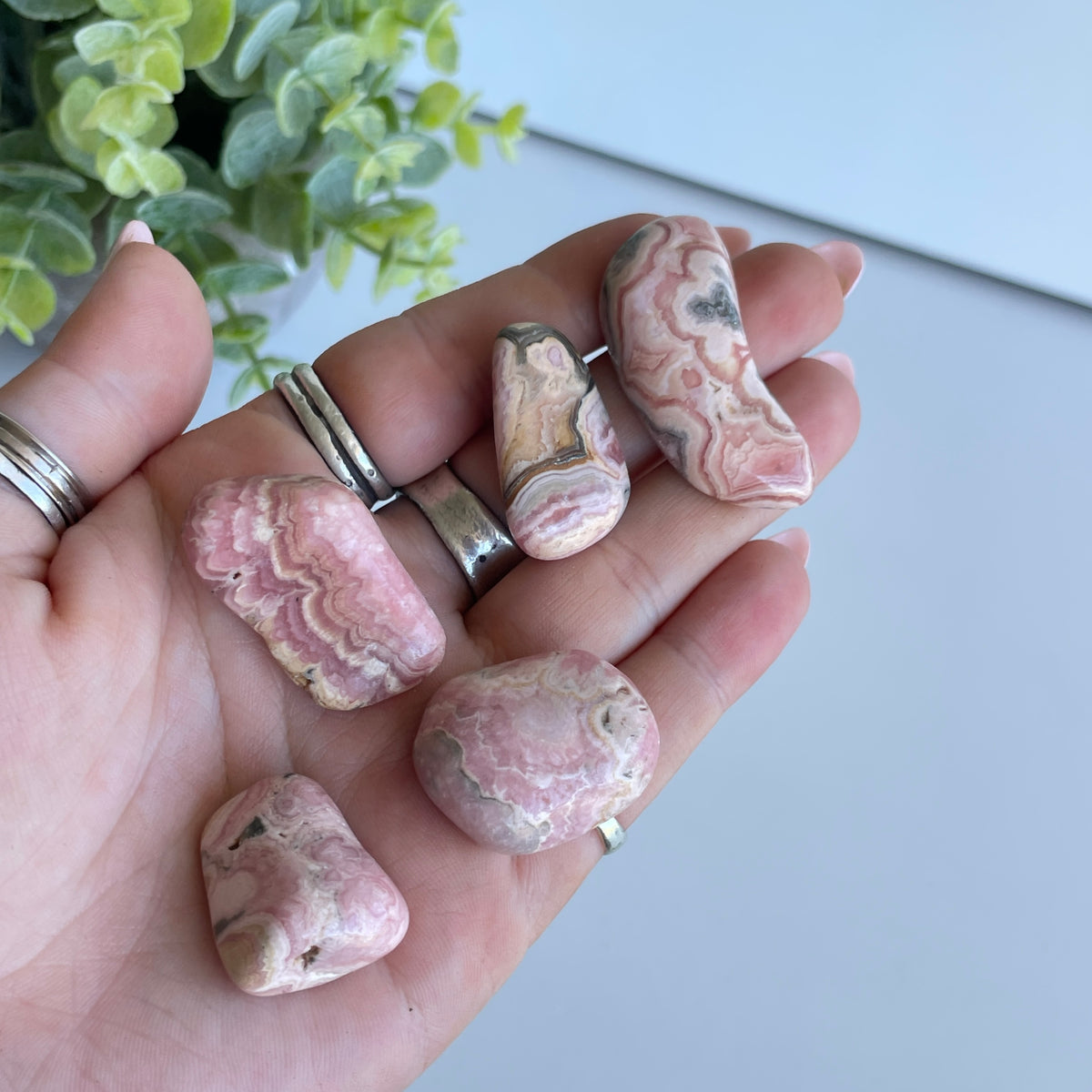 Rhodochrosite Tumbled