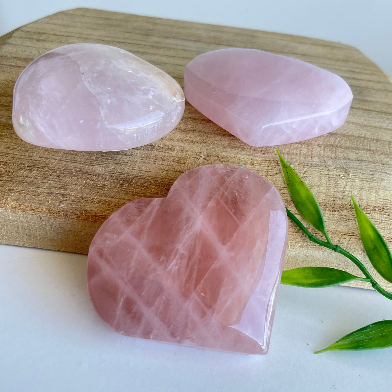 Rose Quartz Heart Assorted
