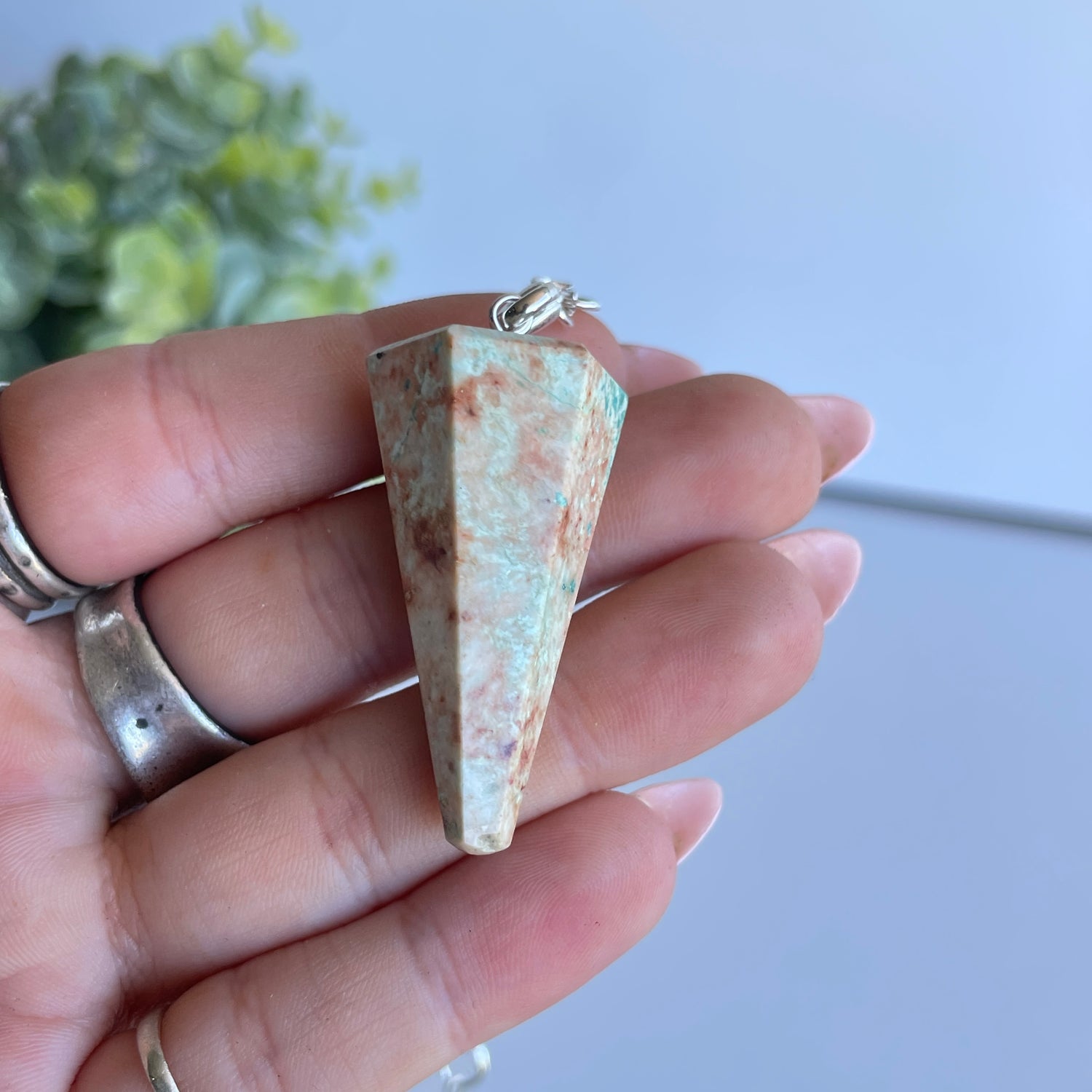 Turquoise Point Pendulum