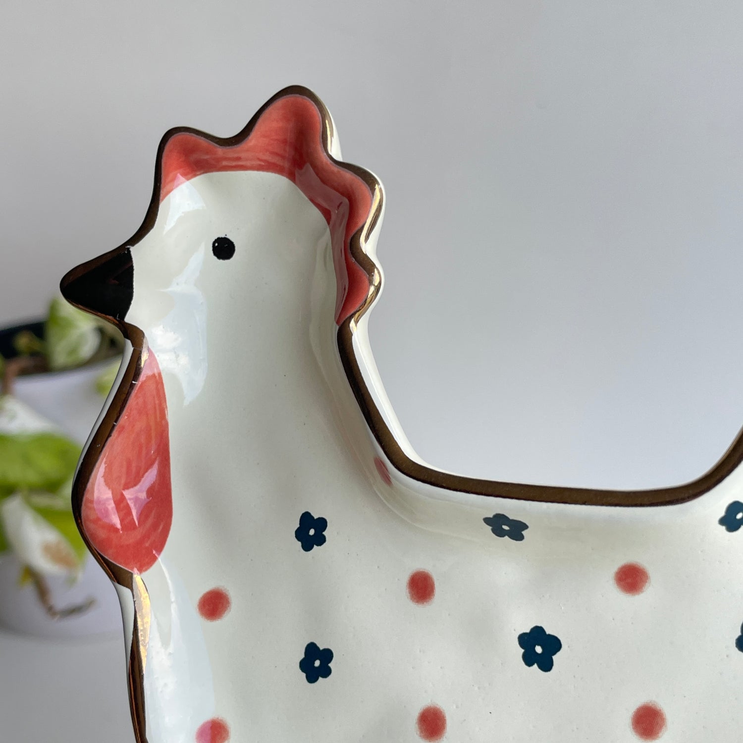 Chicken Eat Happy Dish KTT000269