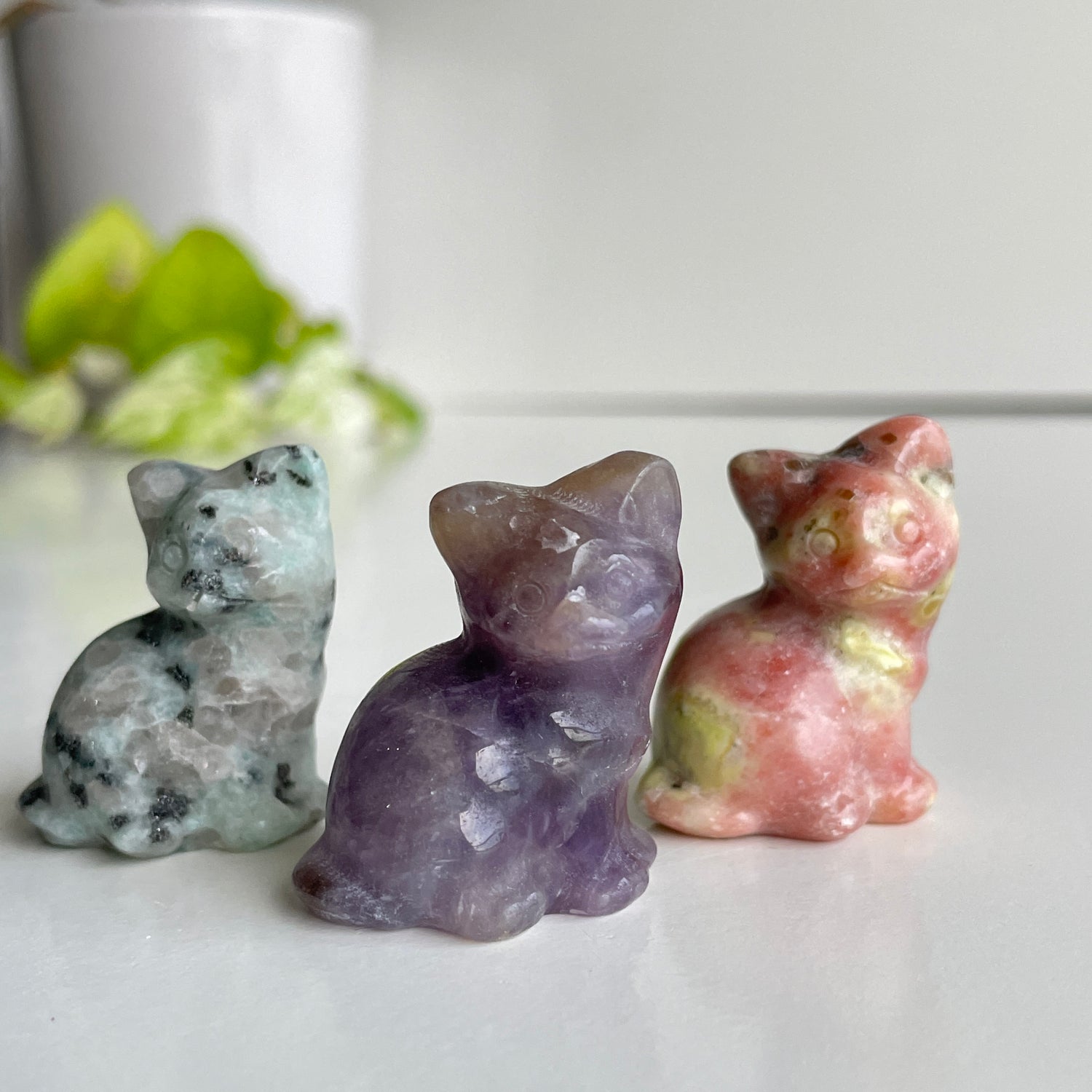 Crystal Sitting Cat