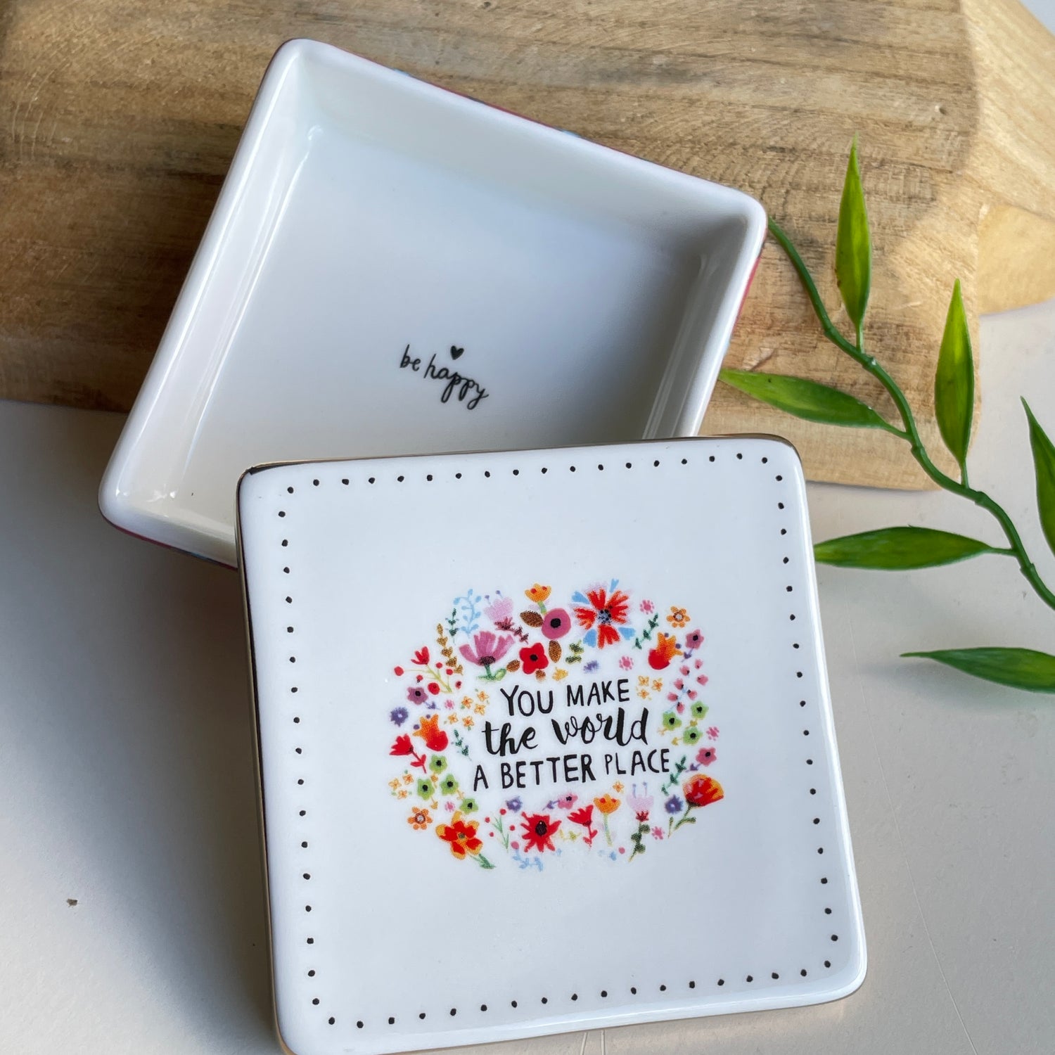 You Make The World Trinket Dish DSH165