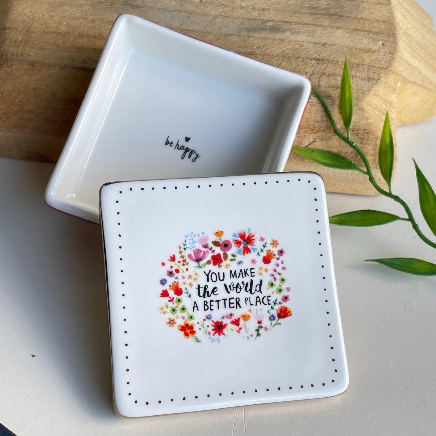 You Make The World Trinket Dish DSH165
