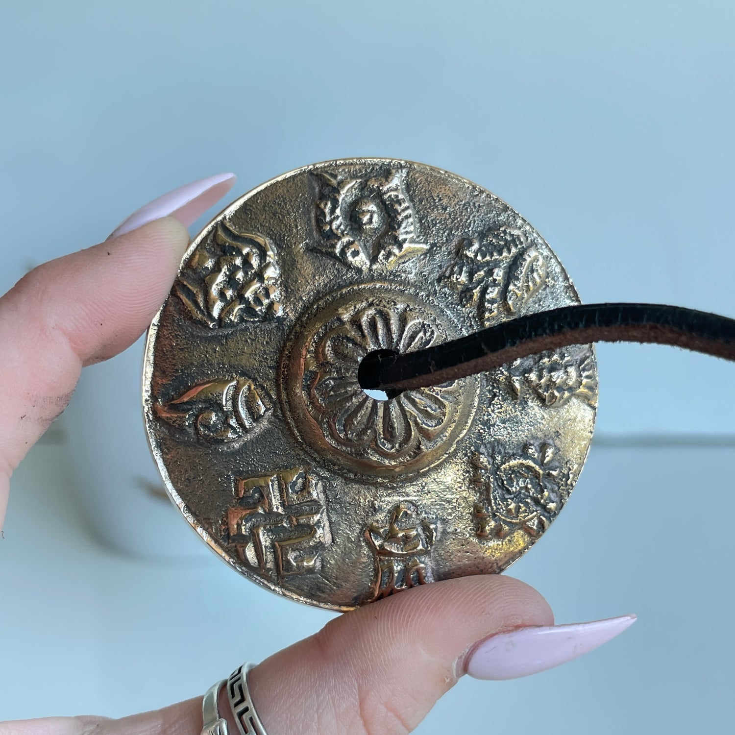 Tingsha Auspicious Symbols DA63