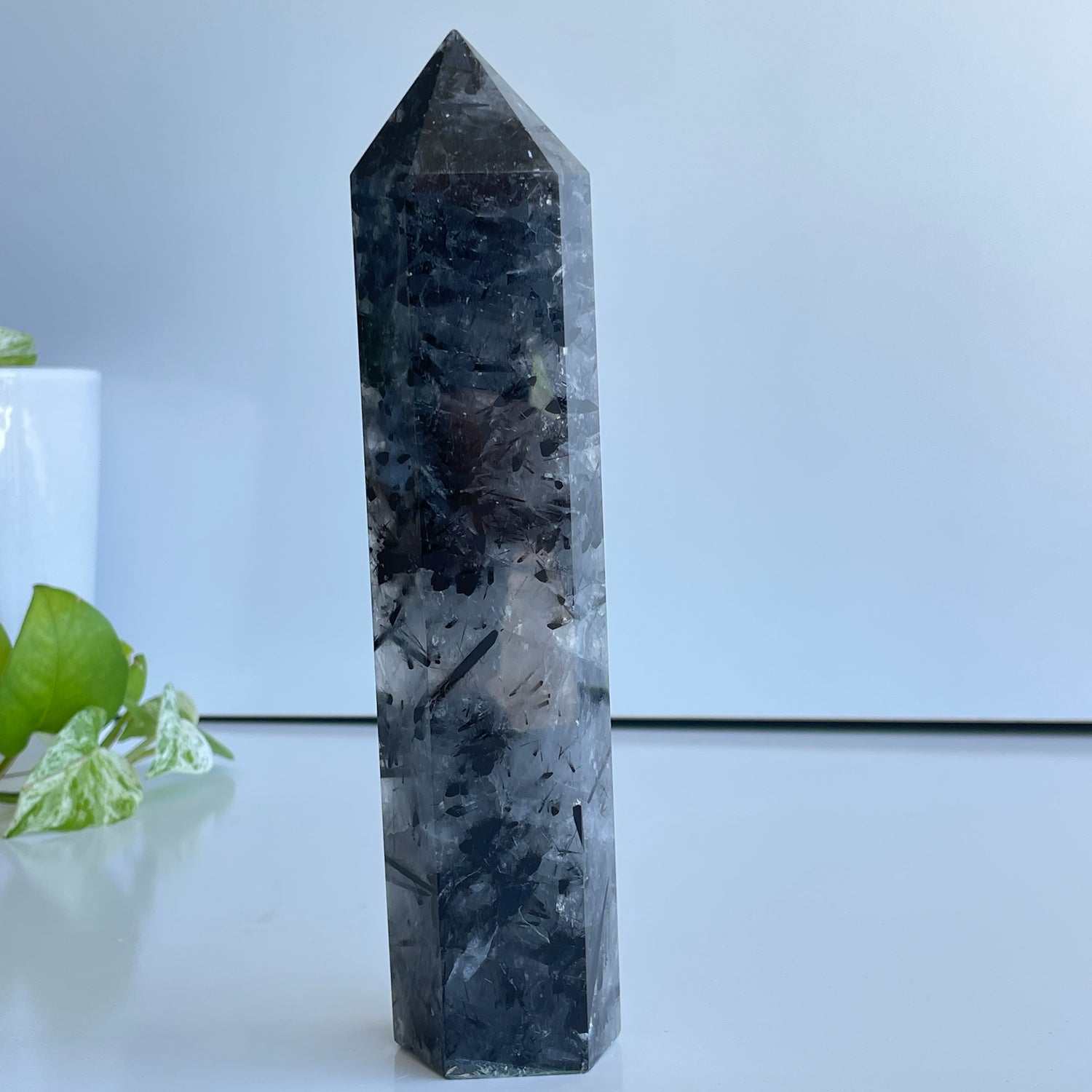 Tourmalinated Quartz Generator 21.3cm