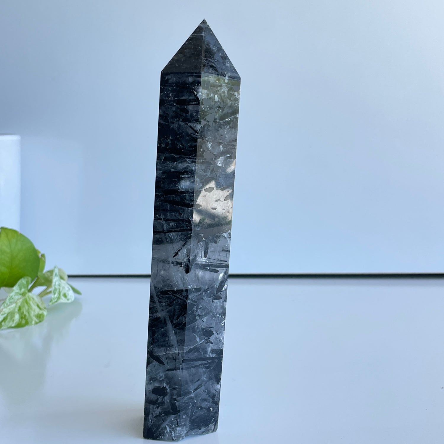 Tourmalinated Quartz Generator 21.3cm