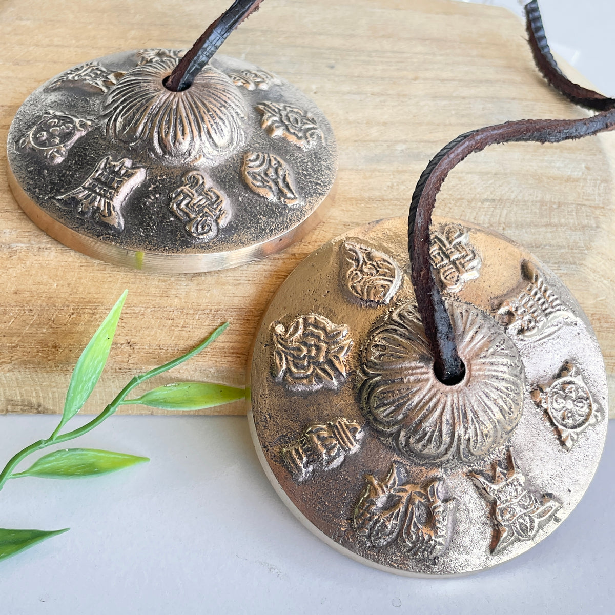 Tingsha Auspicious Symbols DA64