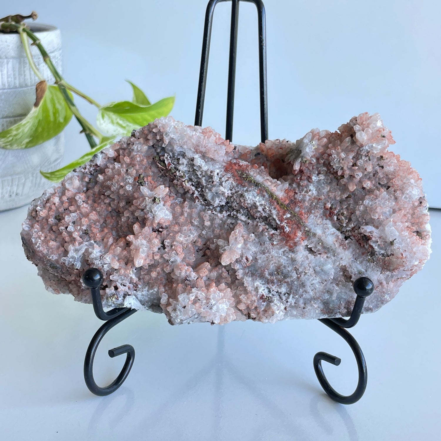 Pyrite & Quartz Cluster 680g