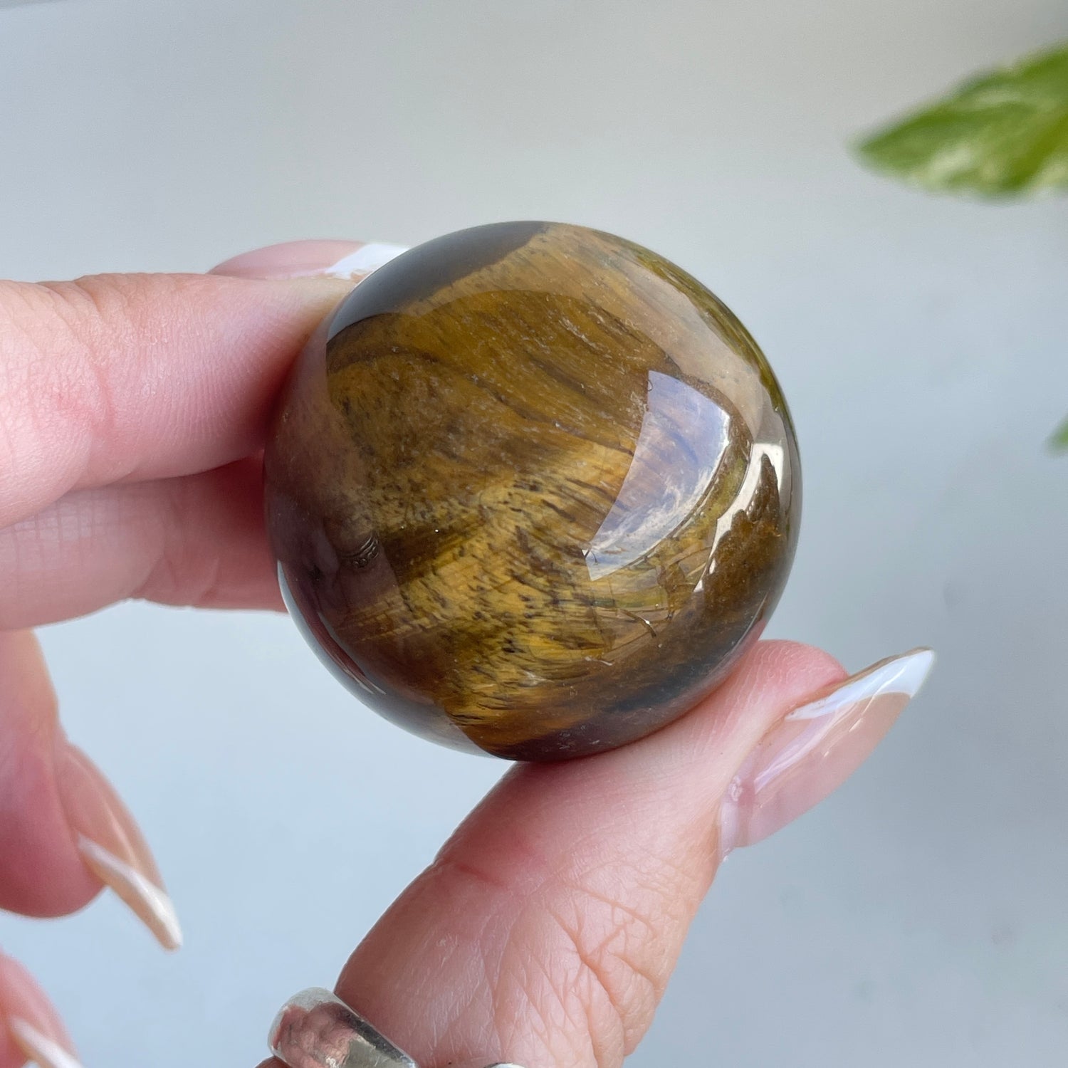 Tigers Eye Sphere 3.5cm - 4cm
