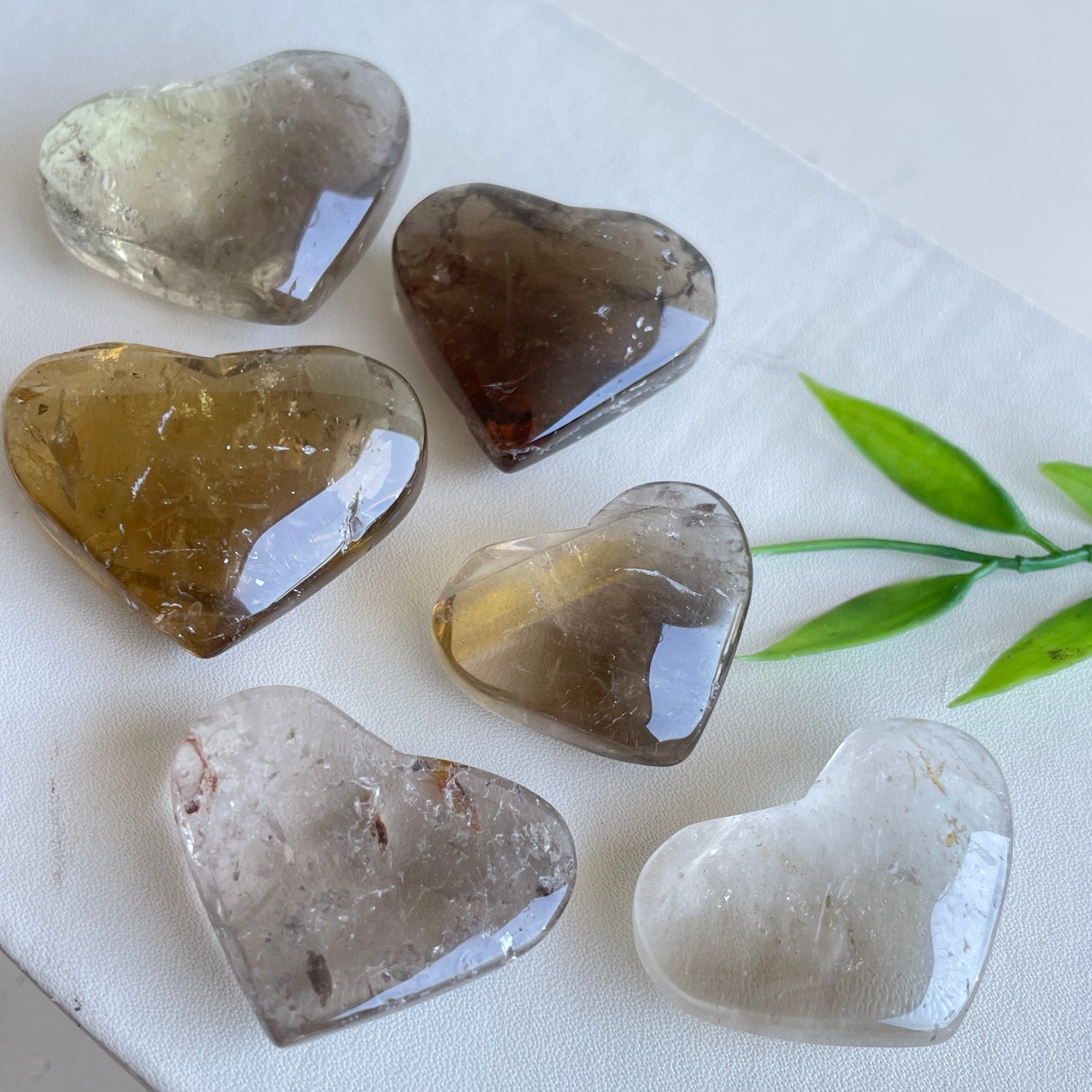 Smoky Quartz Heart Mini High Quality