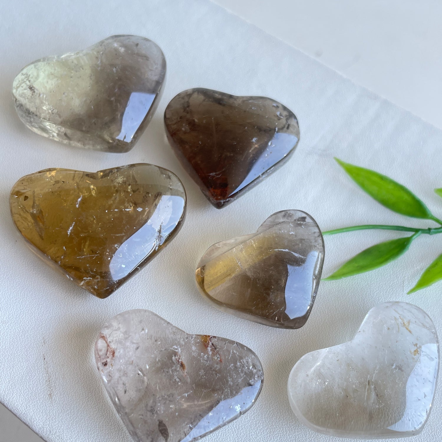 Smoky Quartz Heart Mini High Quality