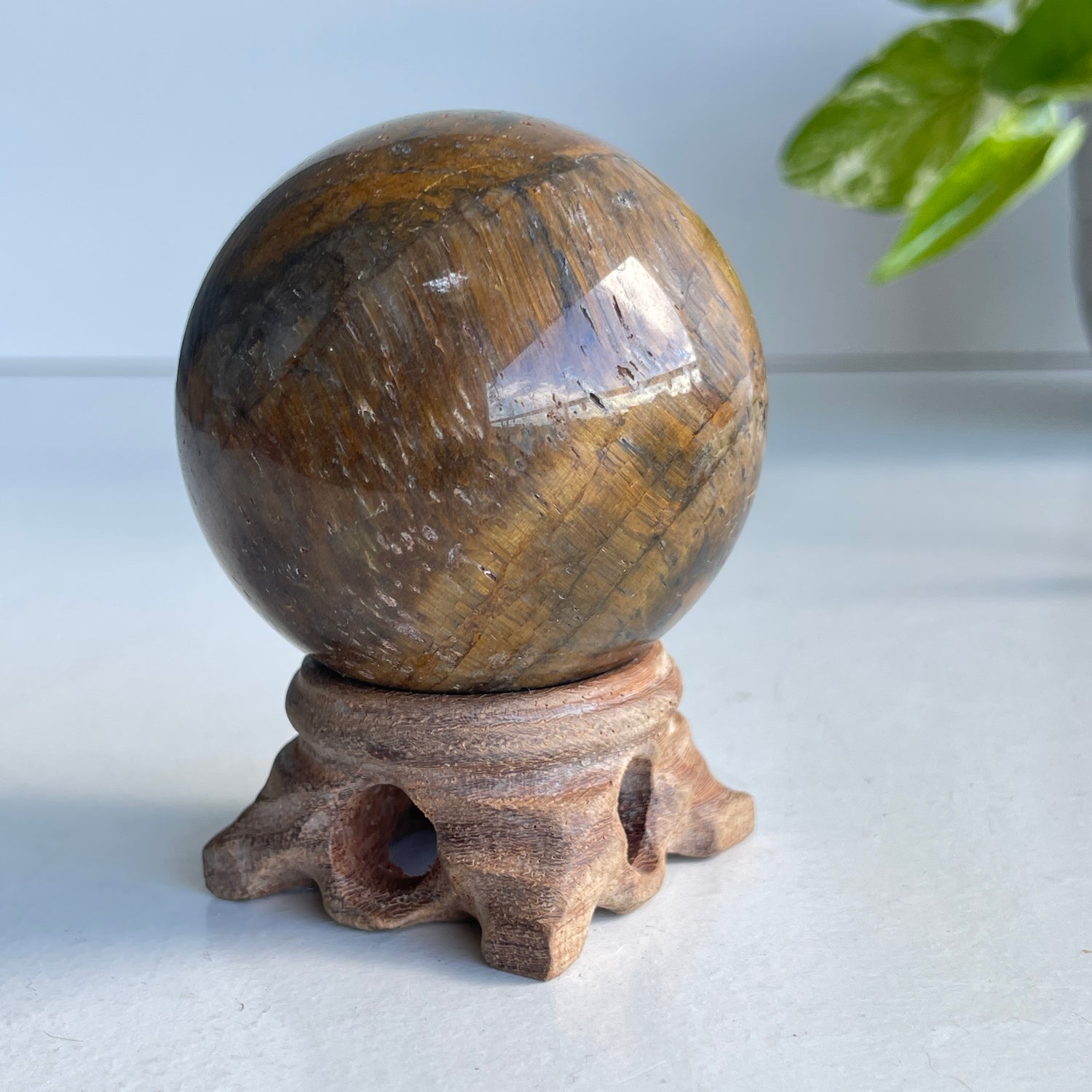 Tigers Eye Sphere 5.8cm 02