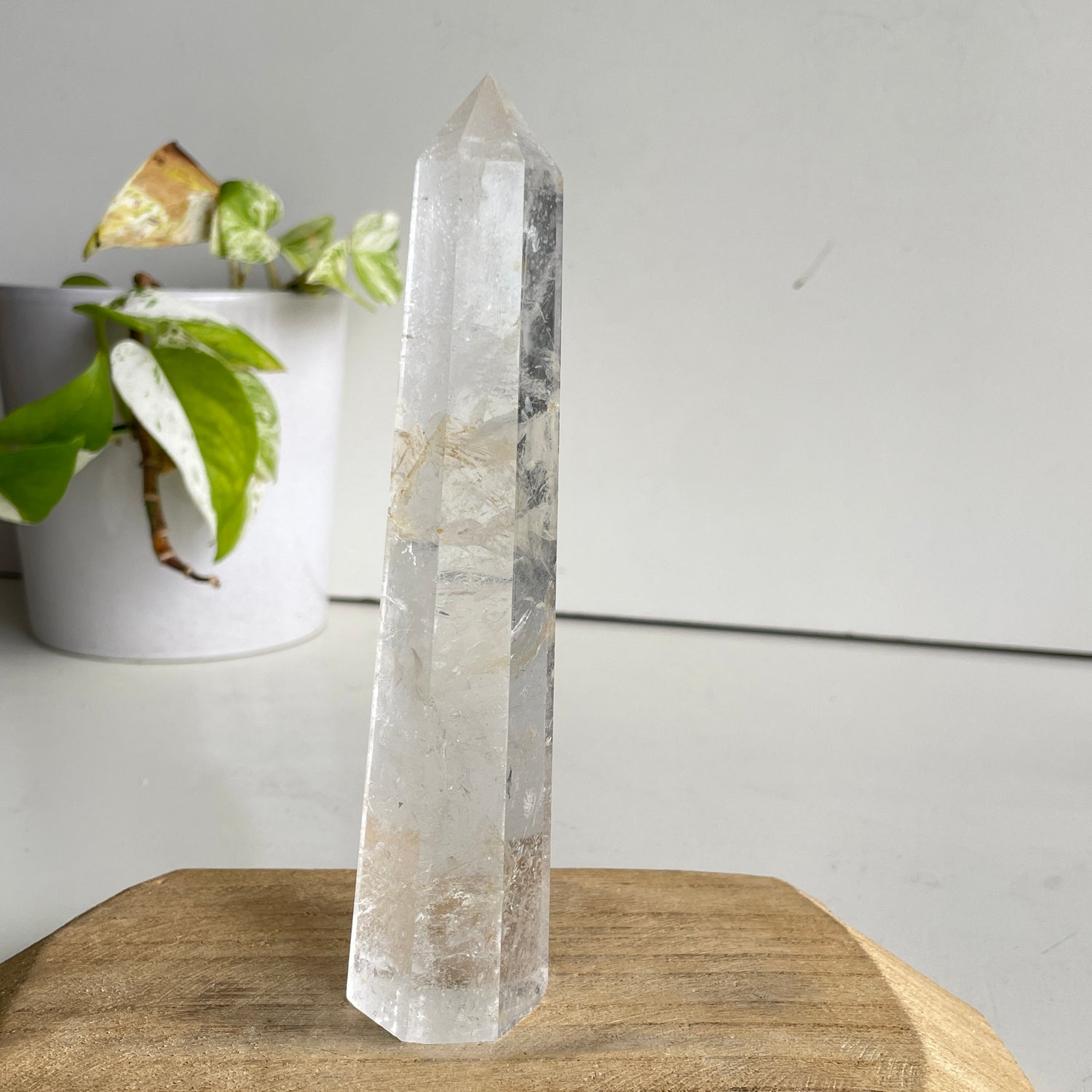 Clear Quartz Generator 15.5cm - High Quality