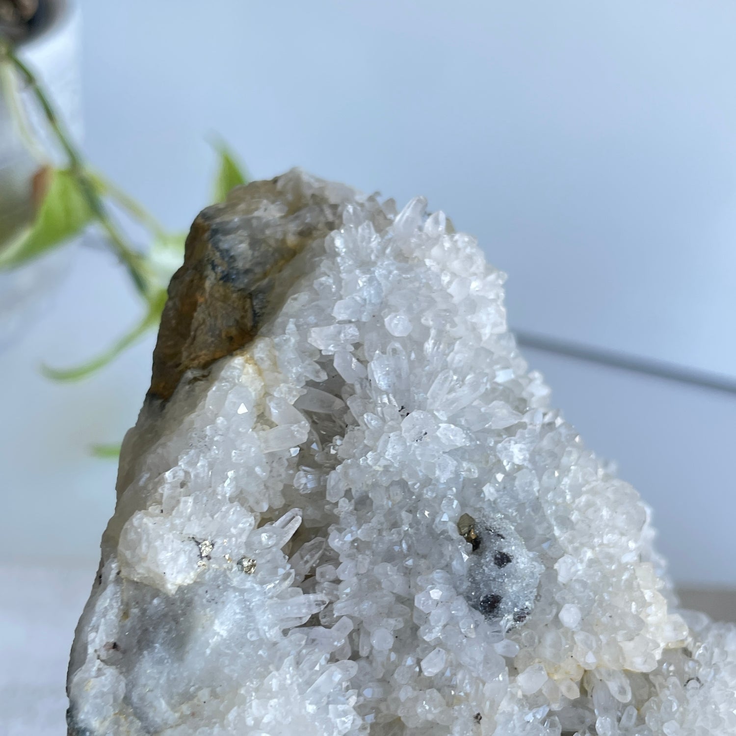 Pyrite & Quartz Cluster 846g