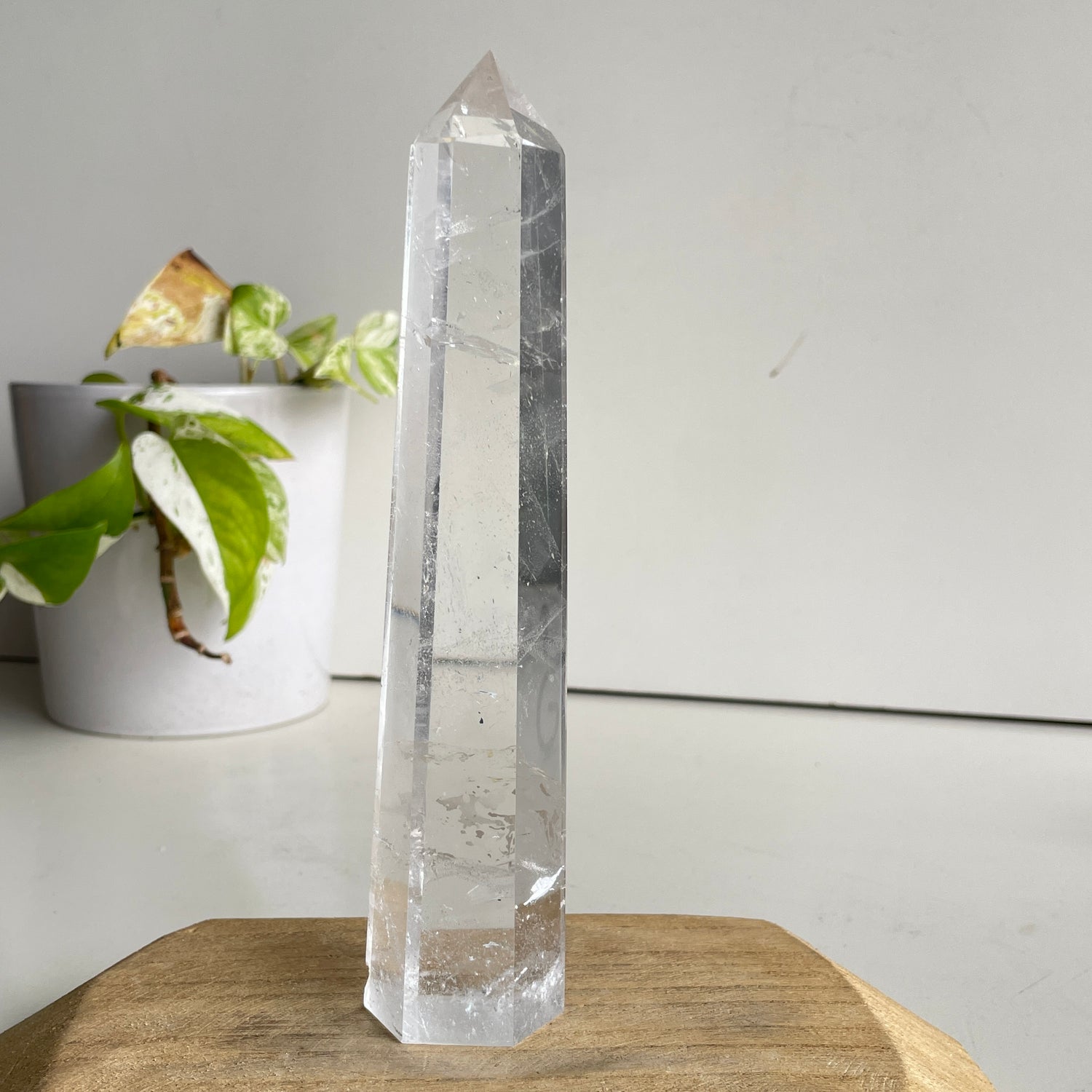 Clear Quartz Generator 17.9cm - High Quality