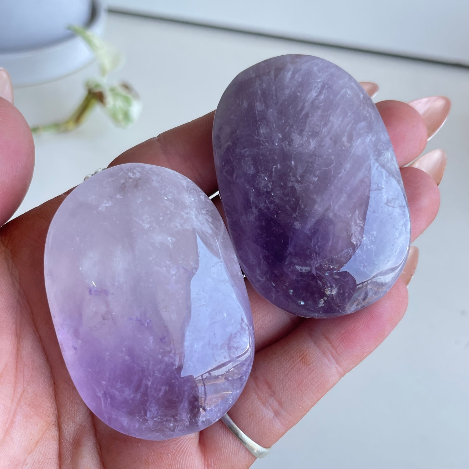 Amethyst Palmstone Medium