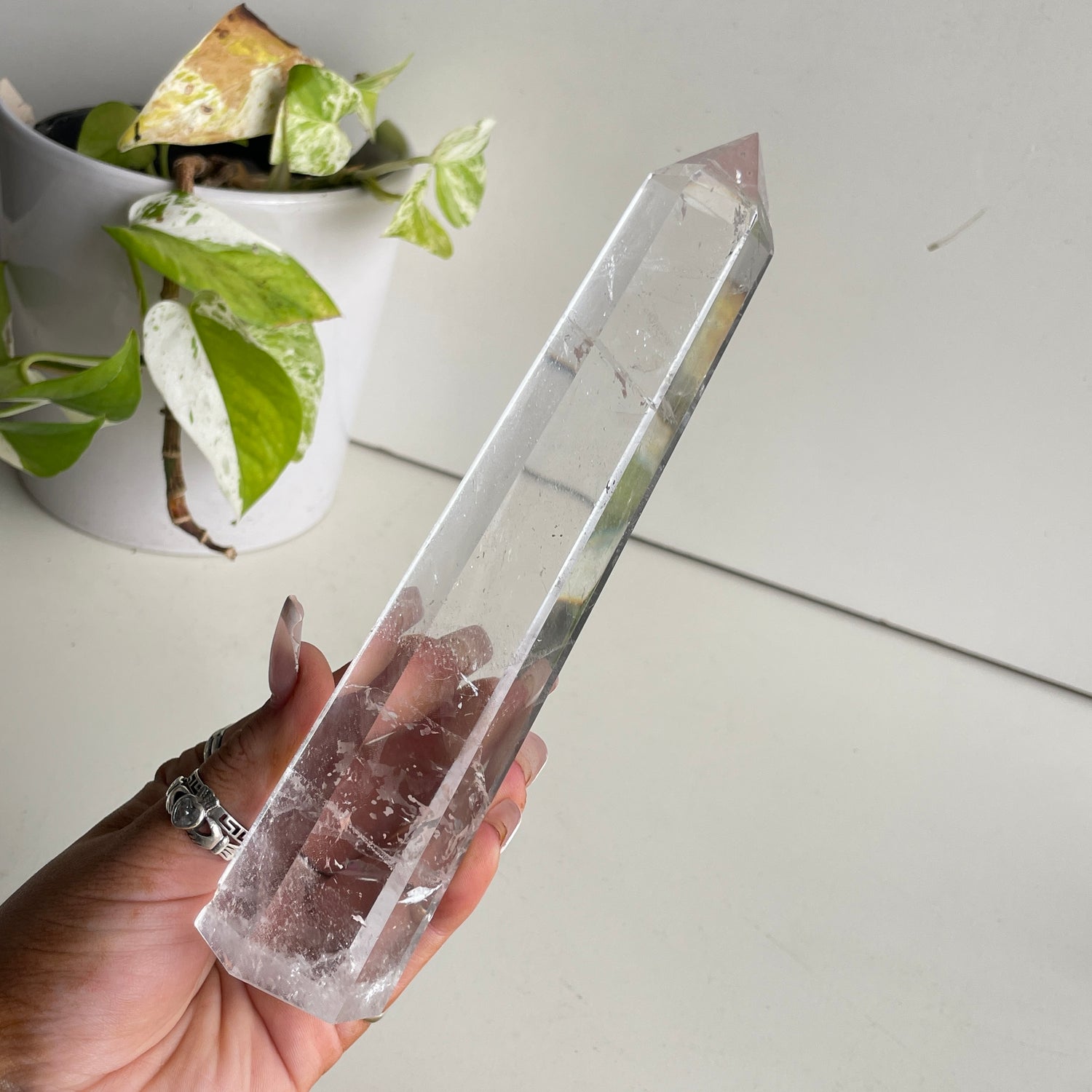 Clear Quartz Generator 17.9cm - High Quality
