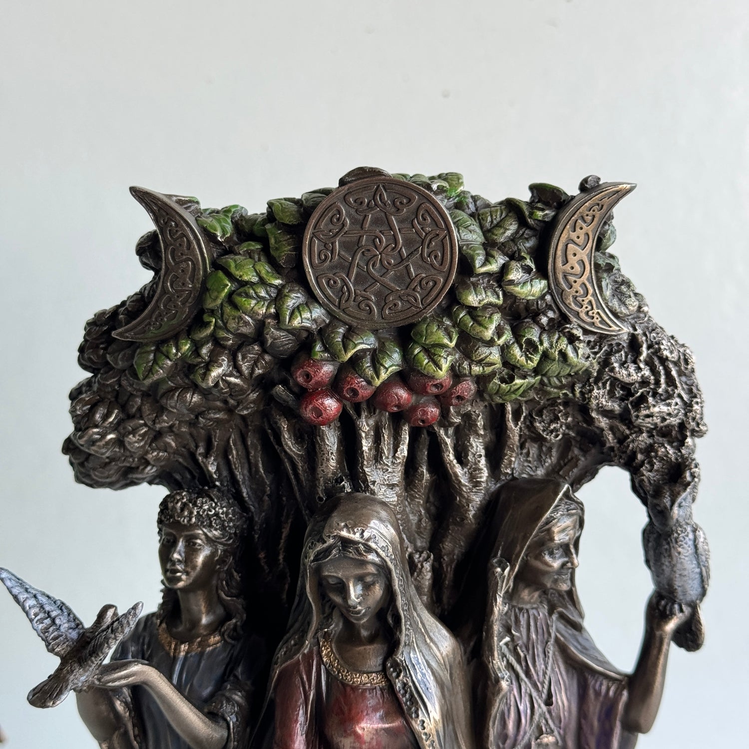 Triple Moon Goddess Statue C-5085
