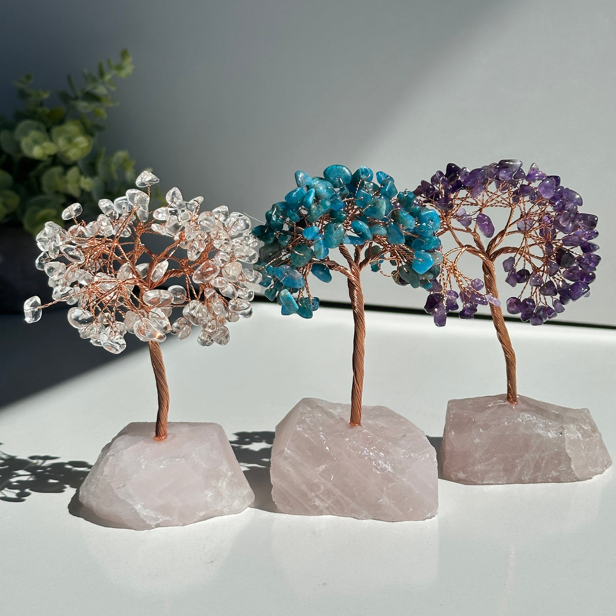 Rose Quartz Base Tree
