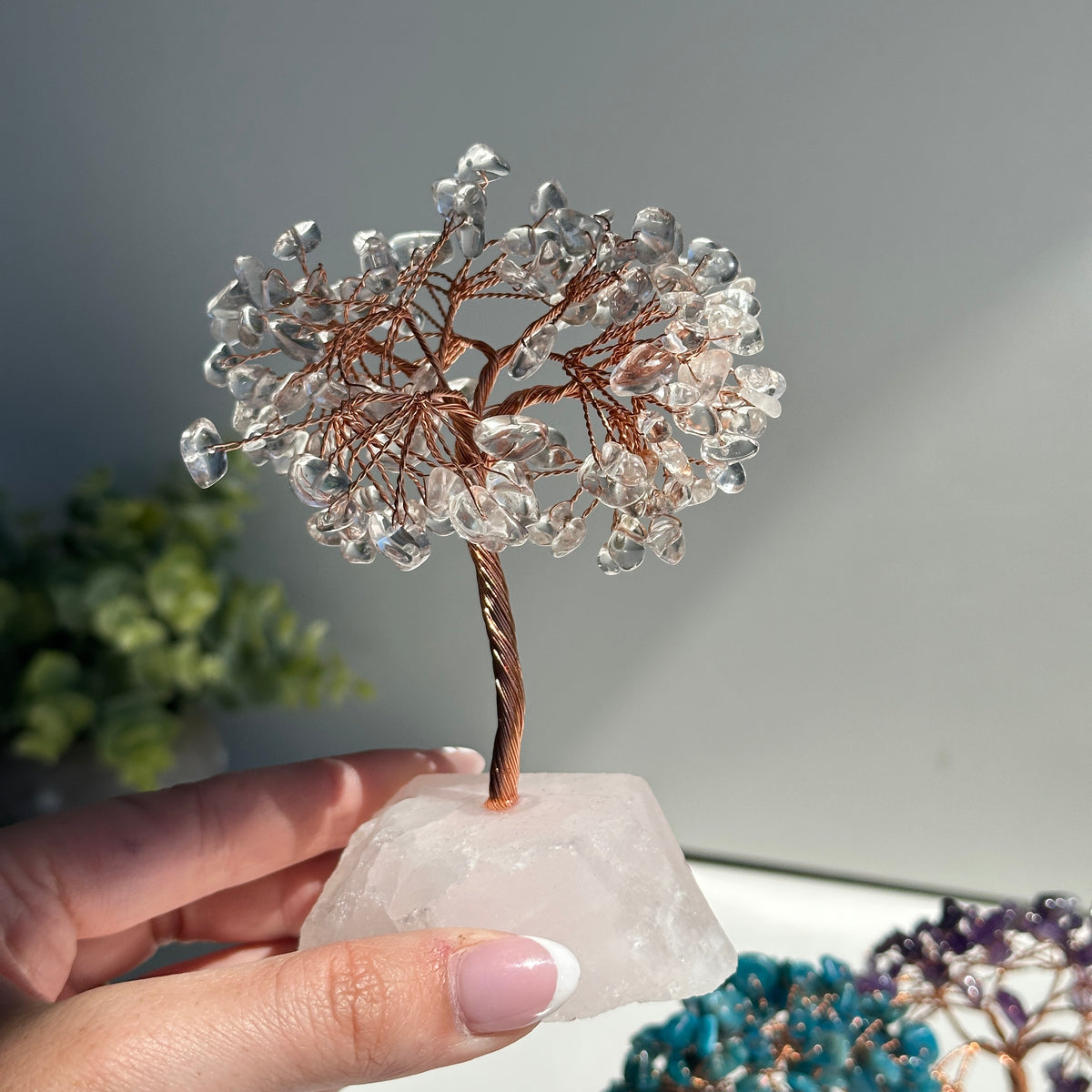 Rose Quartz Base Tree