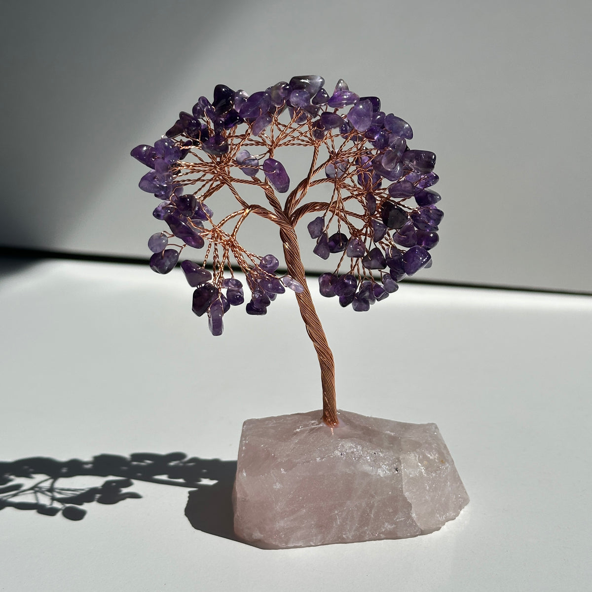 Rose Quartz Base Tree