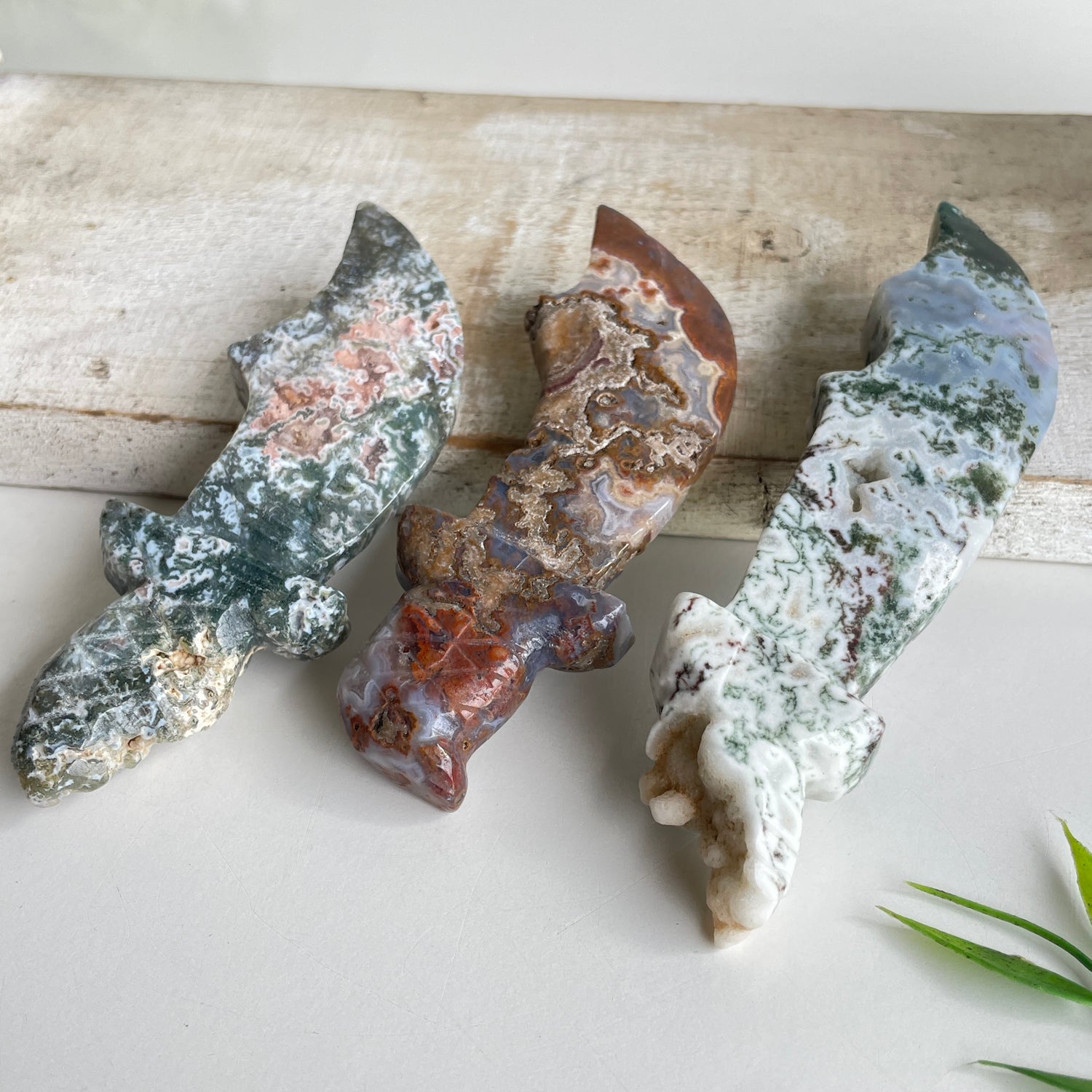Moss Agate Knife