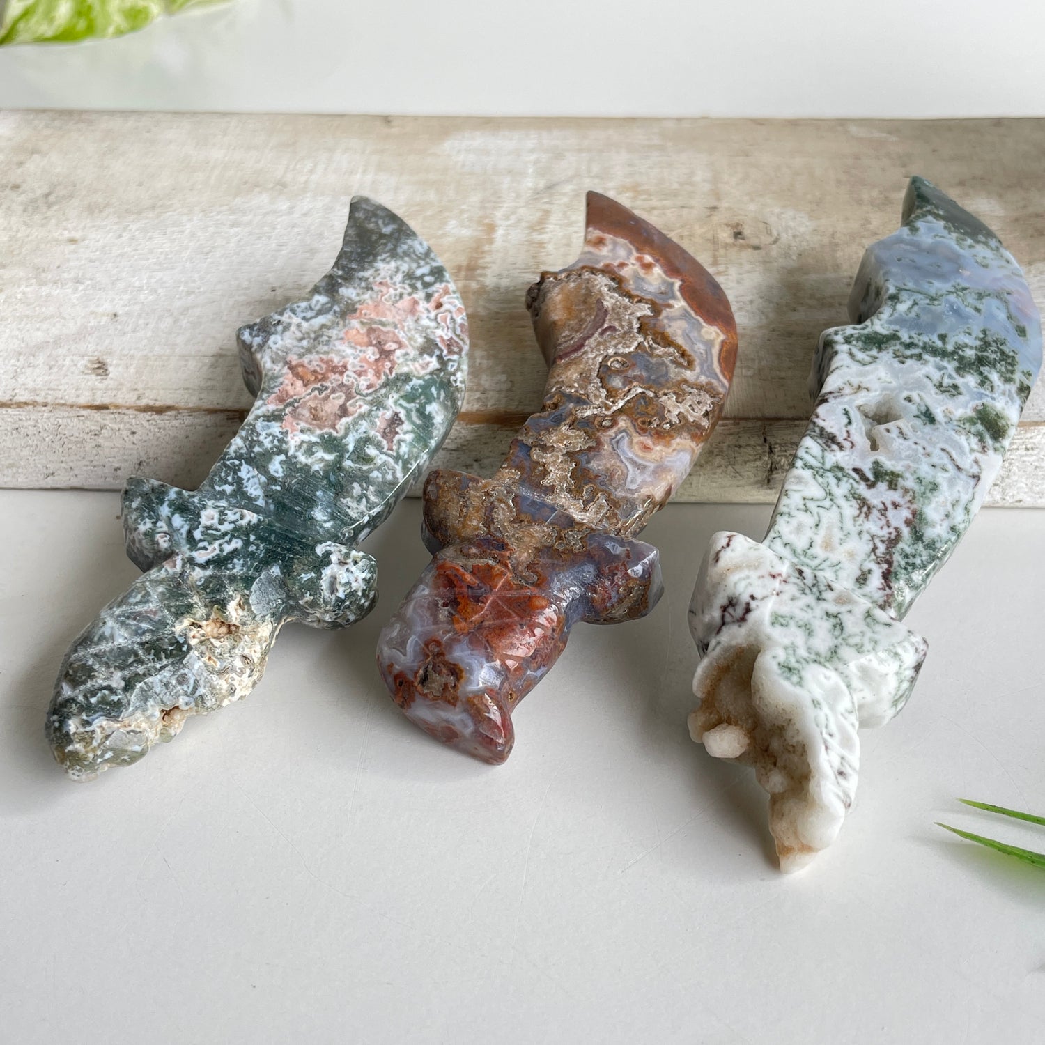 Moss Agate Knife