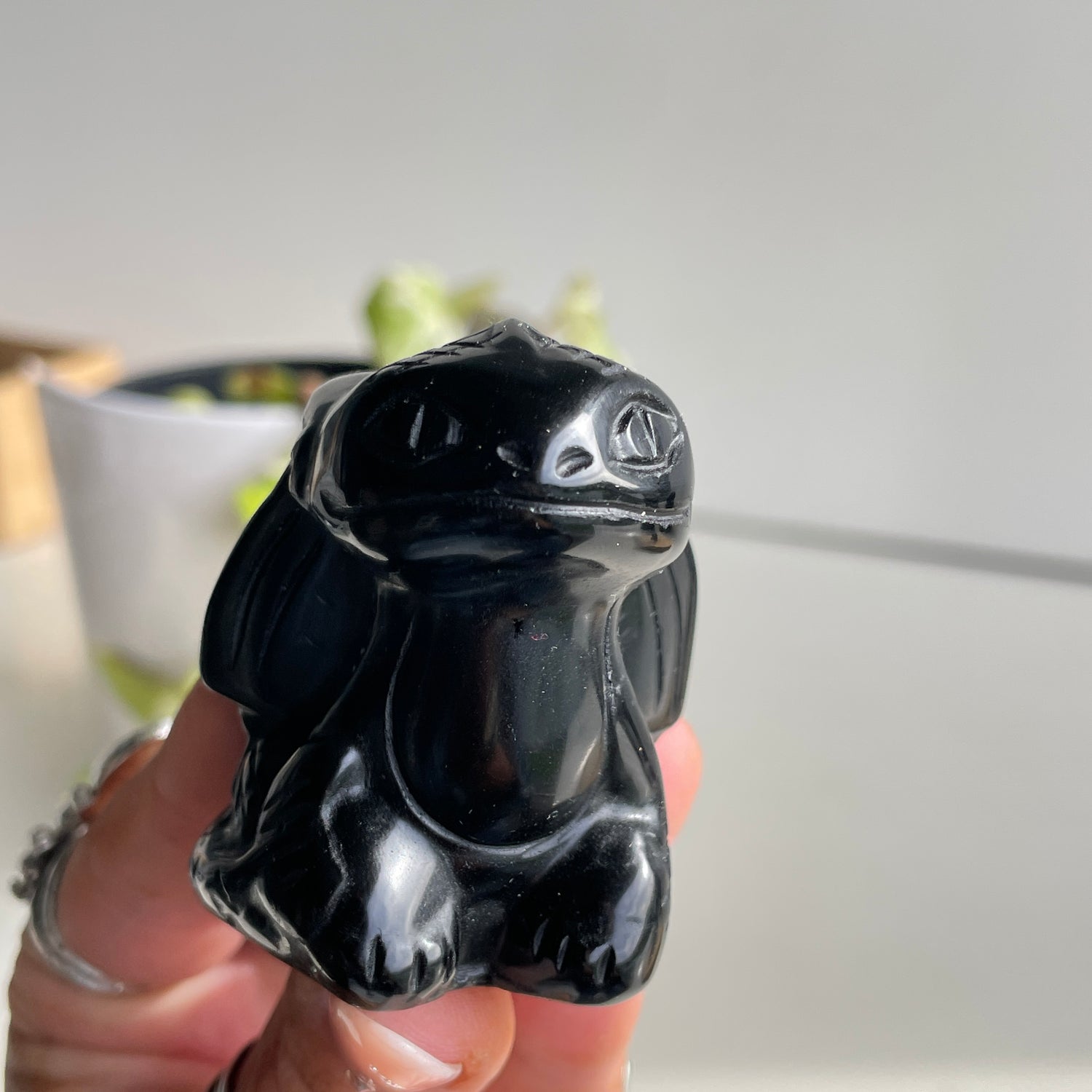 Black Obsidian Toothless 5cm