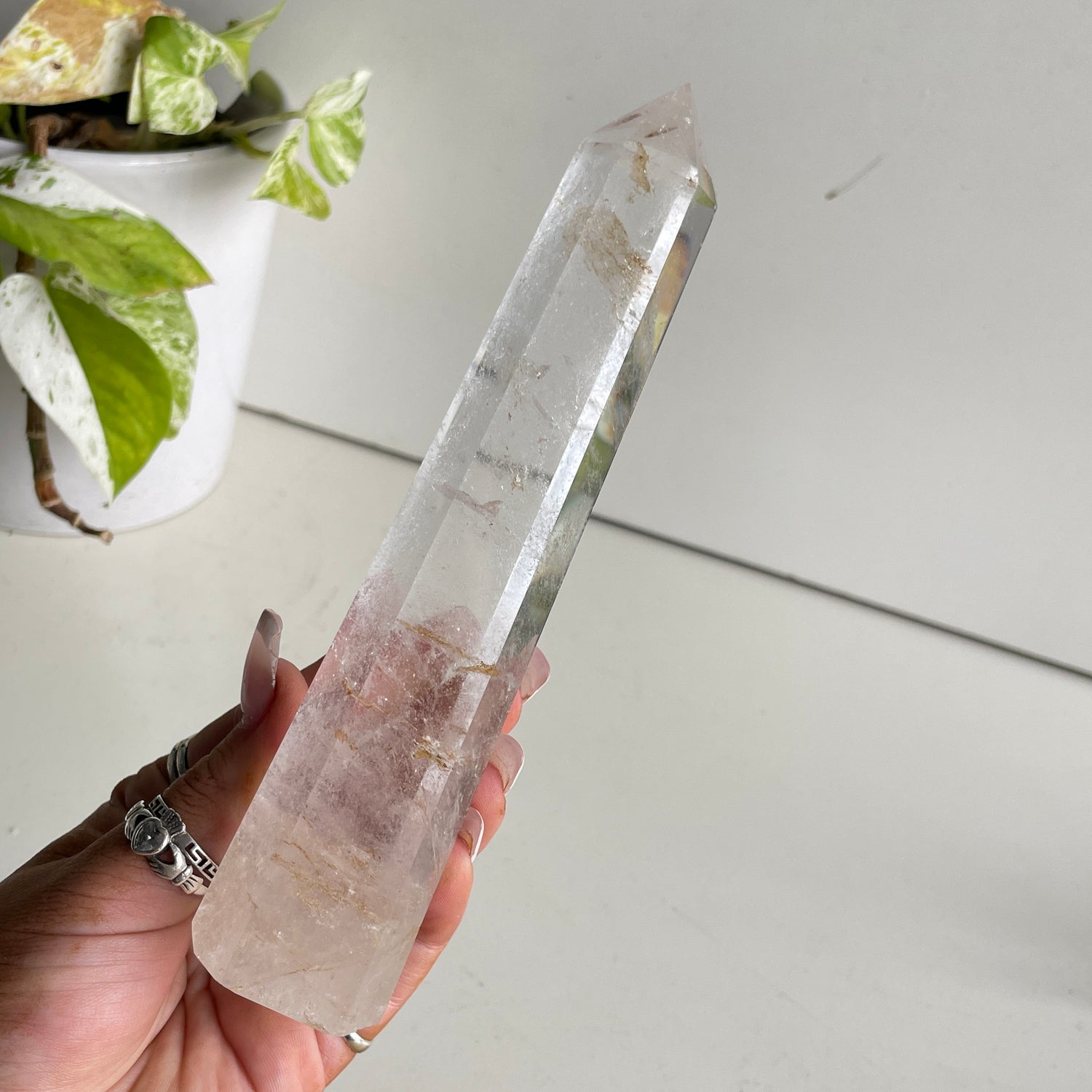 Clear Quartz Generator 16.9cm - High Quality