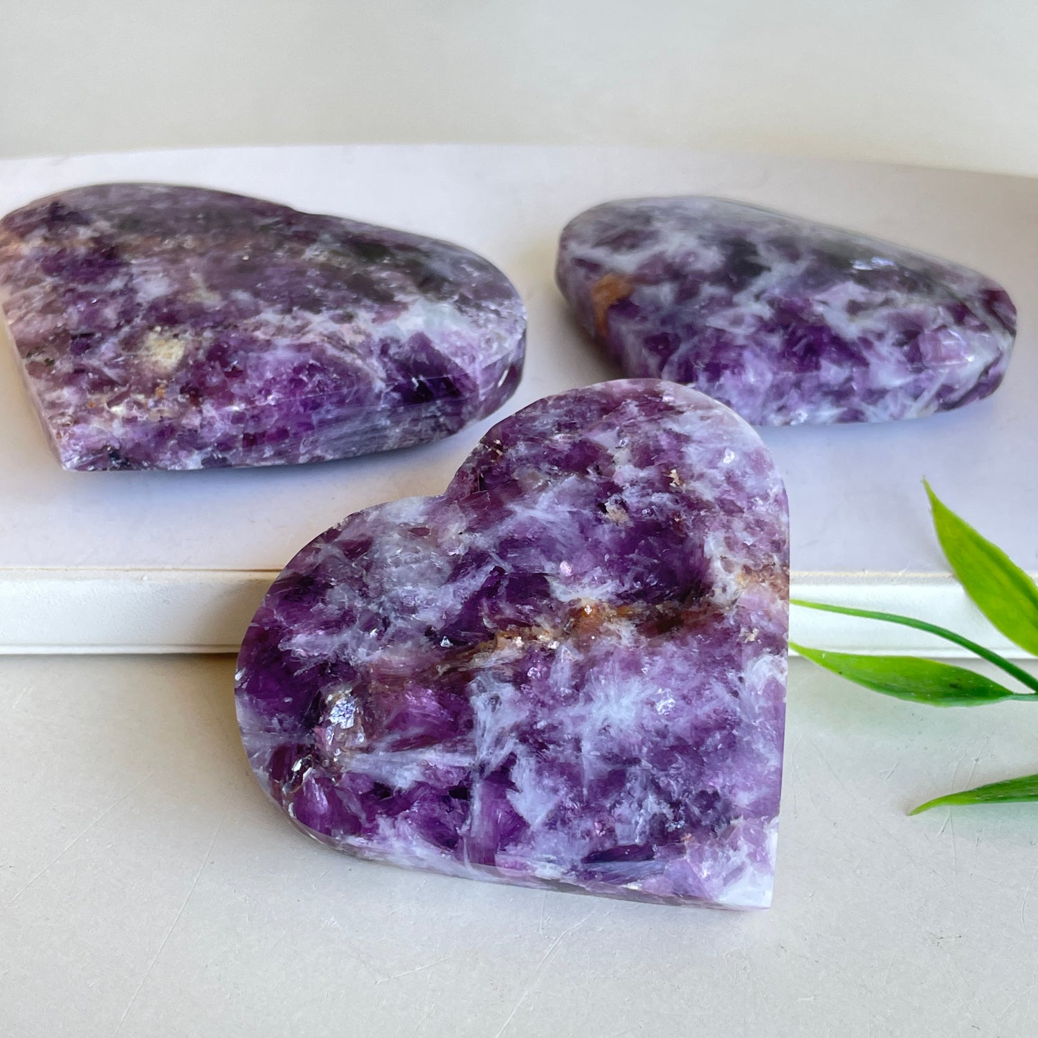 Lepidolite Heart Assorted